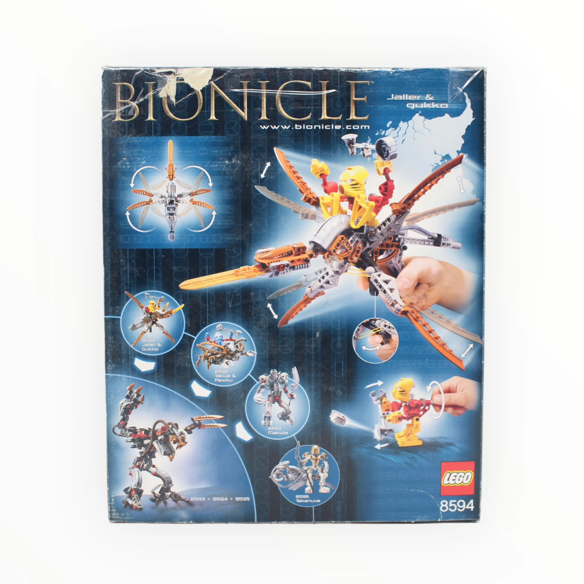 Certified Used Set 8594 Bionicle Jaller & Gukko - Image 2
