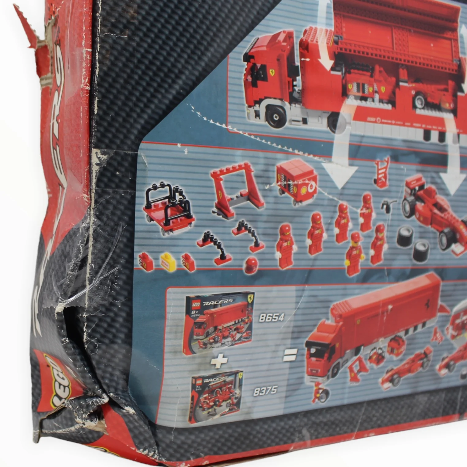 Certified Used Set 8654 LEGO Racers Scuderia Ferrari Truck - Image 3