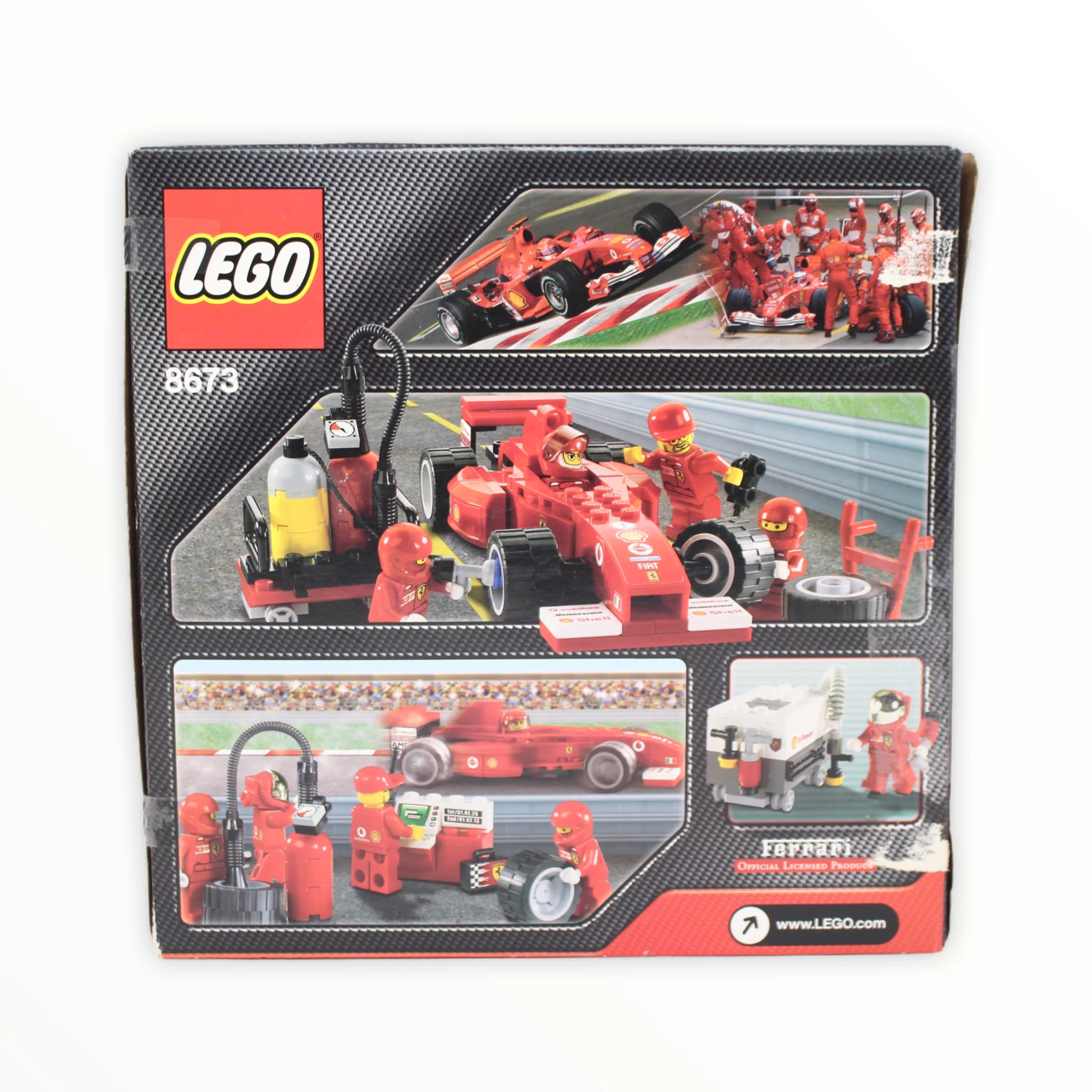 Certified Used Set 8673 Racers Ferrari F1 Fuel Stop - Image 2