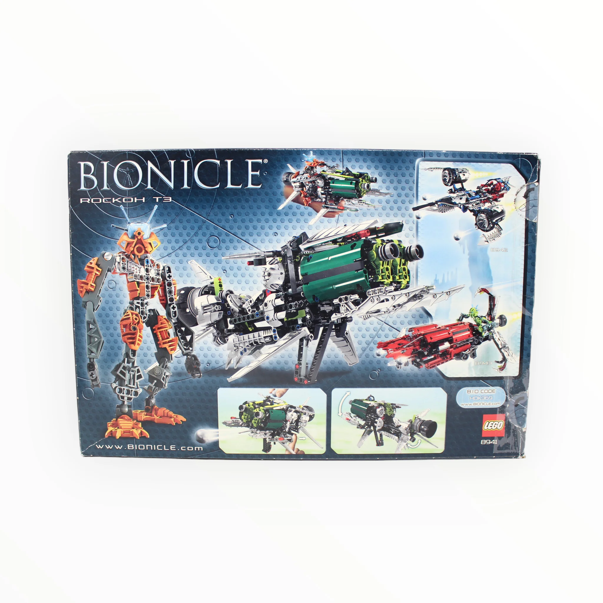 Certified Used Set 8941 Bionicle Rockoh T3 - Image 2