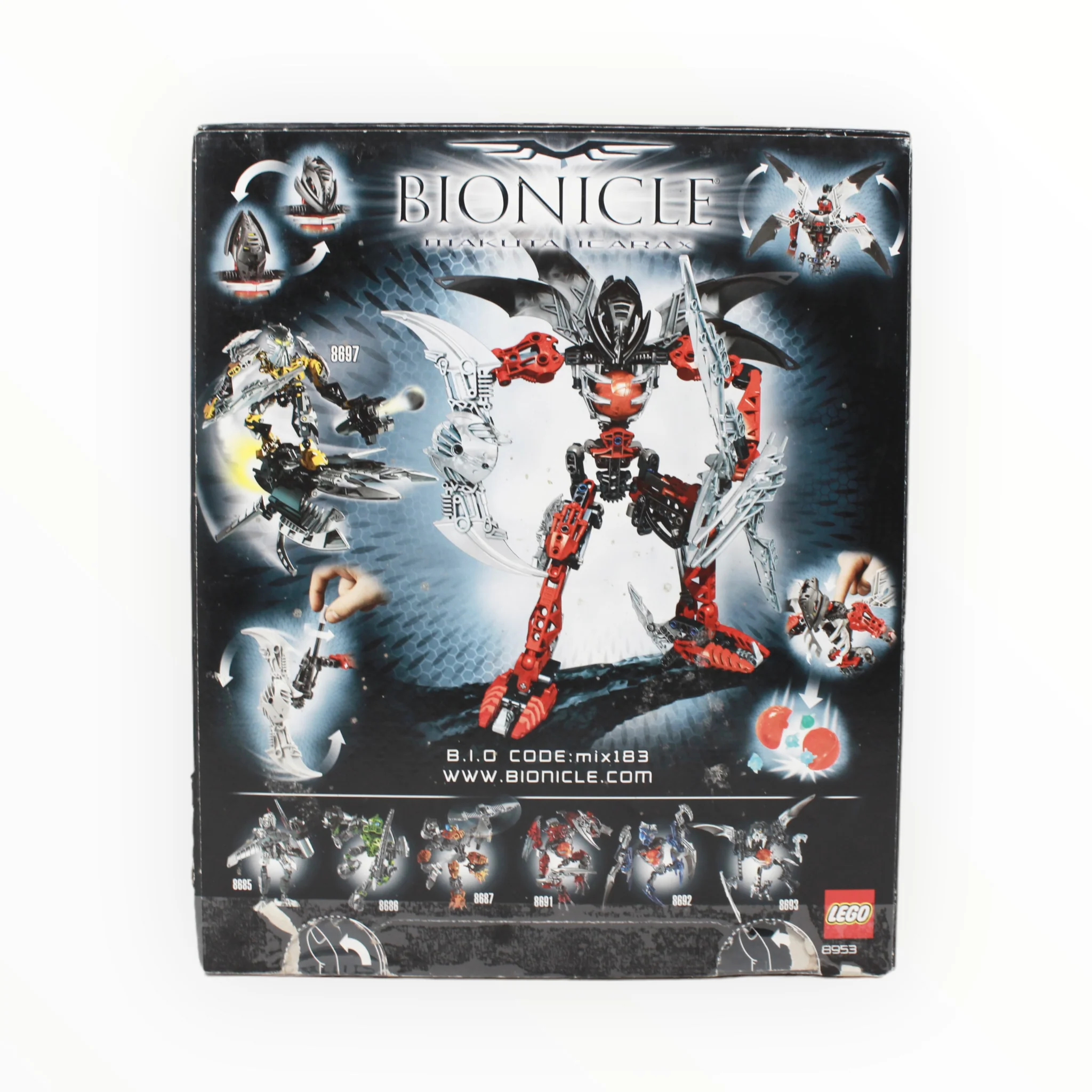 Certified Used Set 8953 Bionicle Makuta Icarax - Image 2