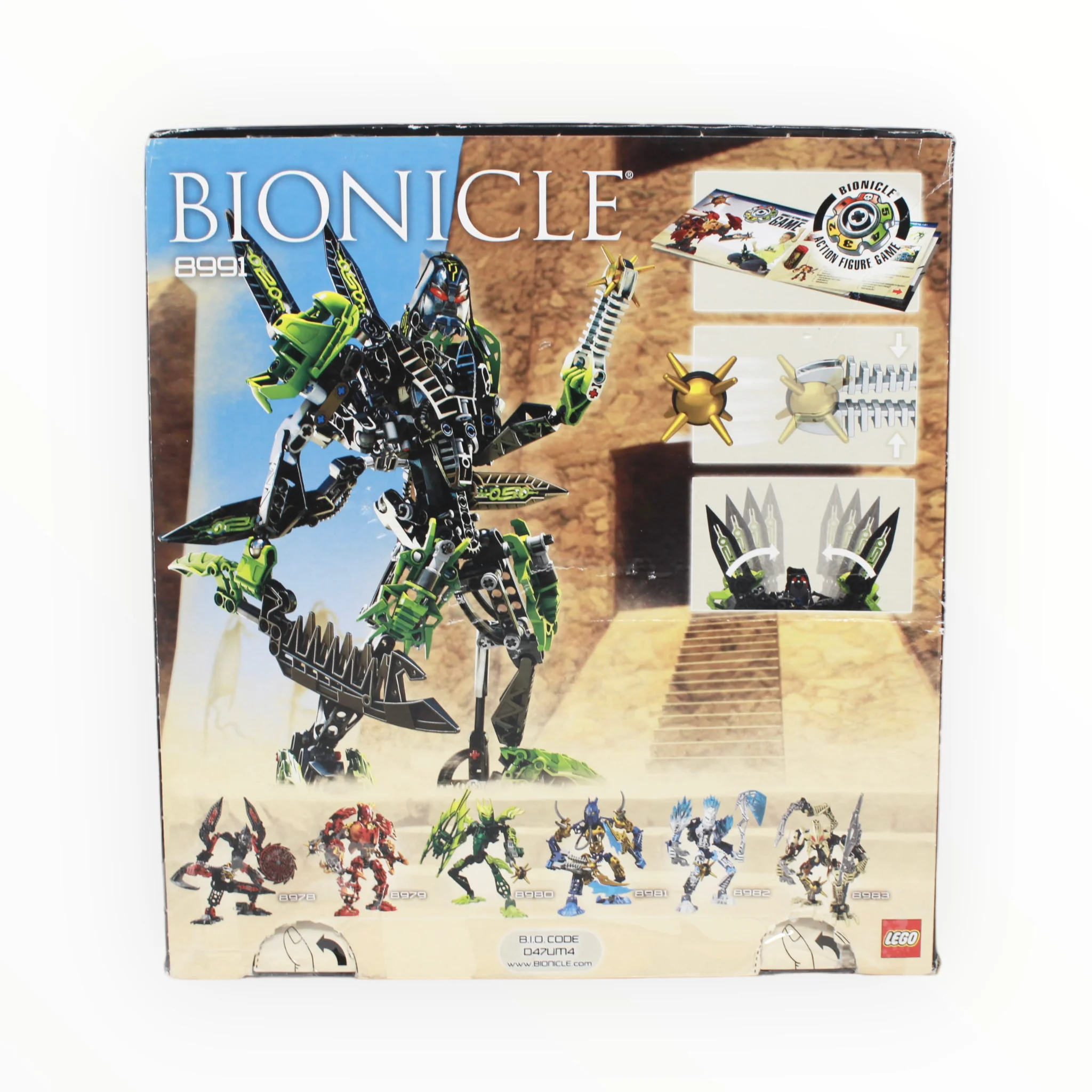 Certified Used Set 8991 Bionicle Tuma - Image 2