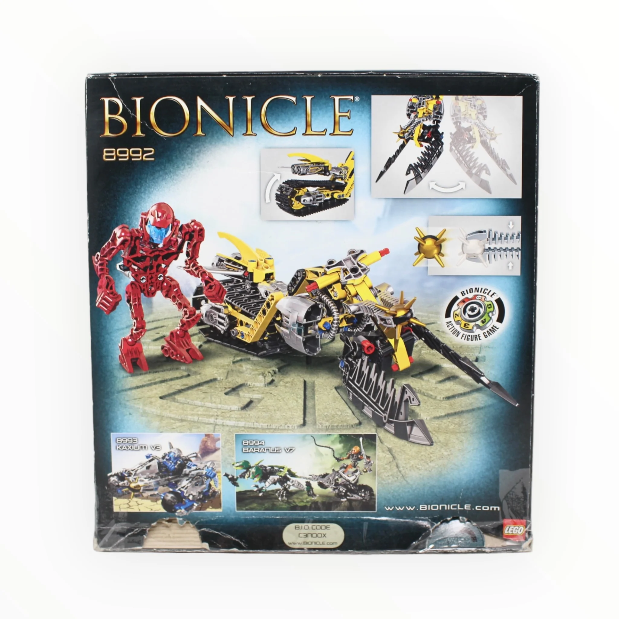 Certified Used Set 8992 Bionicle Cendox V1 - Image 2