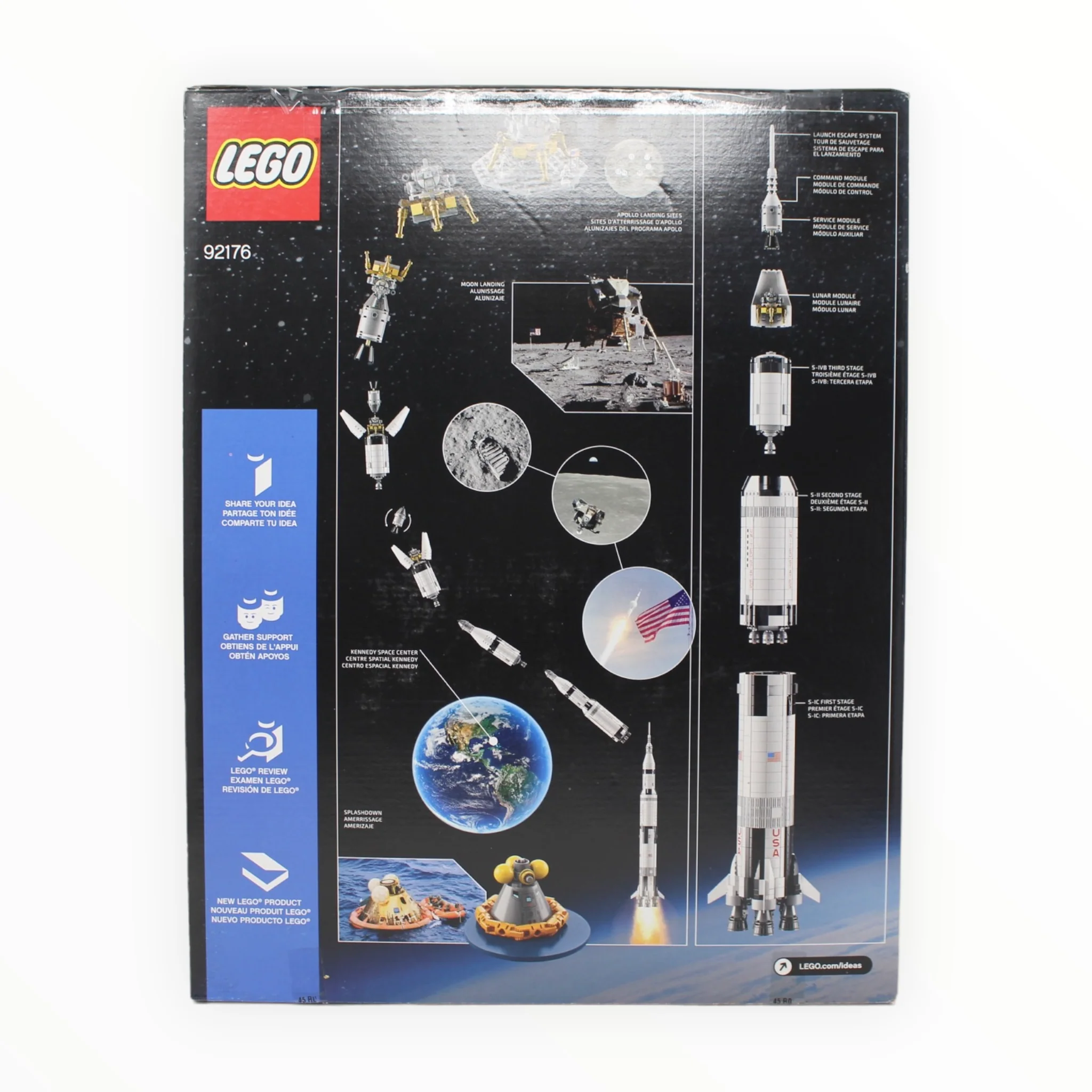 Certified Used Set 92176 LEGO Ideas NASA Apollo Saturn V - Image 2