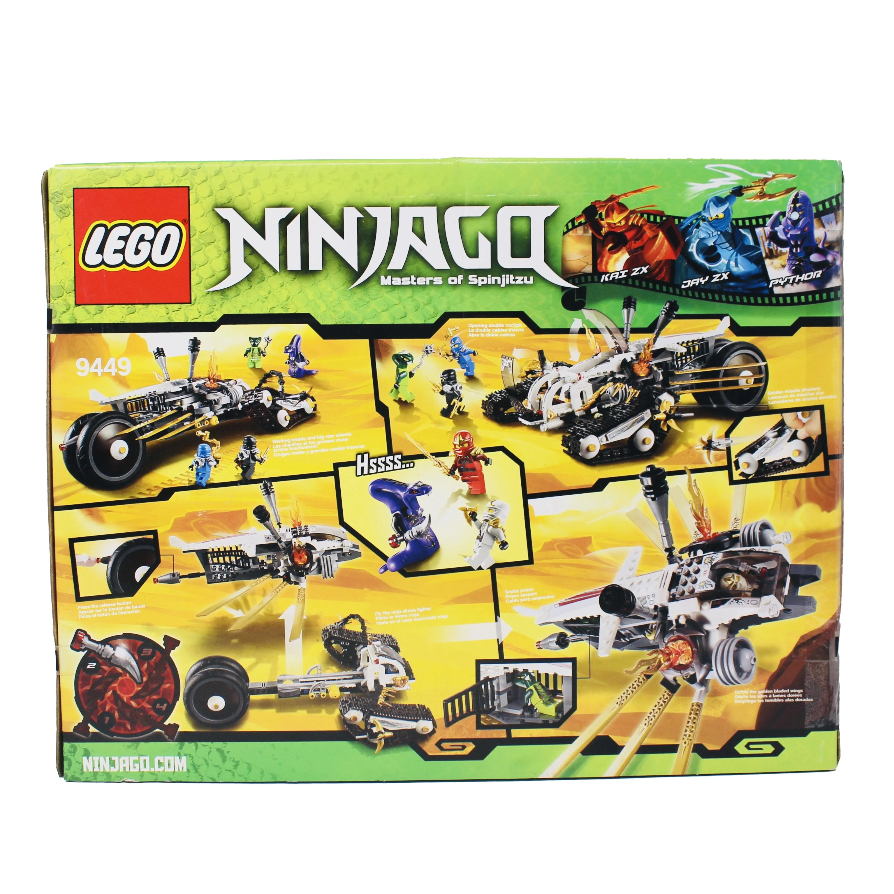 Certified Used Set 9449 Ninjago Ultra Sonic Raider - Image 2