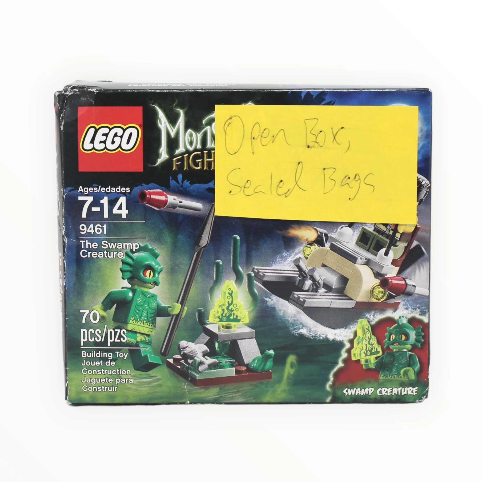 Certified Used Set 9461 Monster Fighters The Swamp Creature (open box, sealed bags)