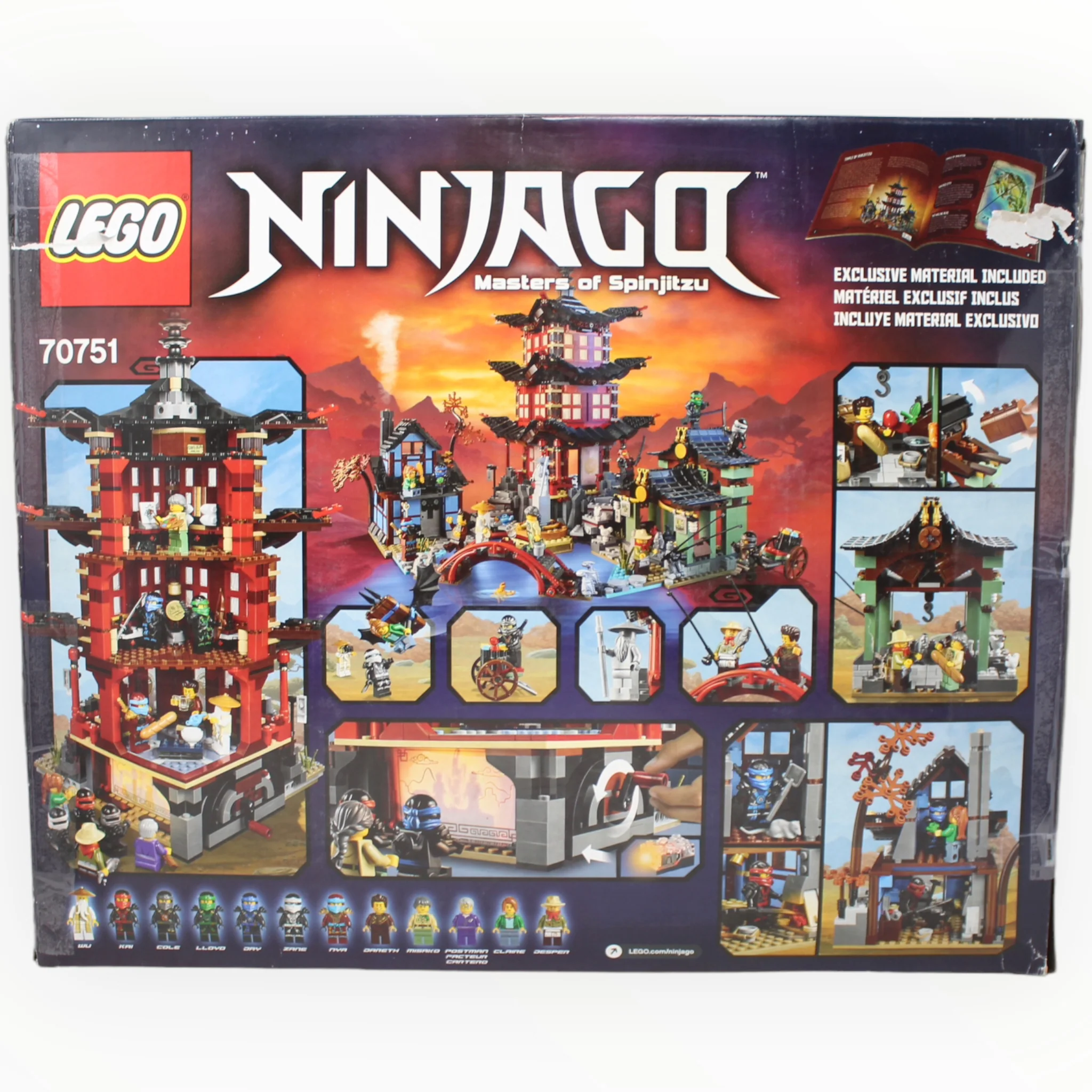 Certified Used Set Set 70751 Ninjago Temple of Airjitzu (open box, sealed bags) - Image 2