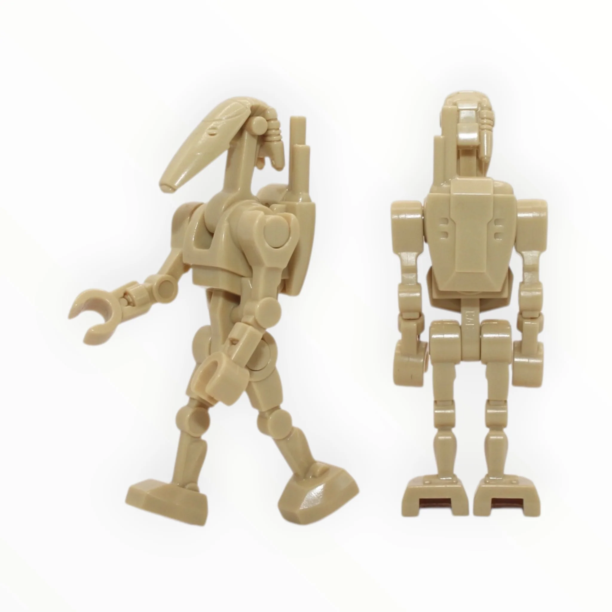 Clone Army Customs - Posable B1 Battle Droid (tan, with backpack) - Image 2