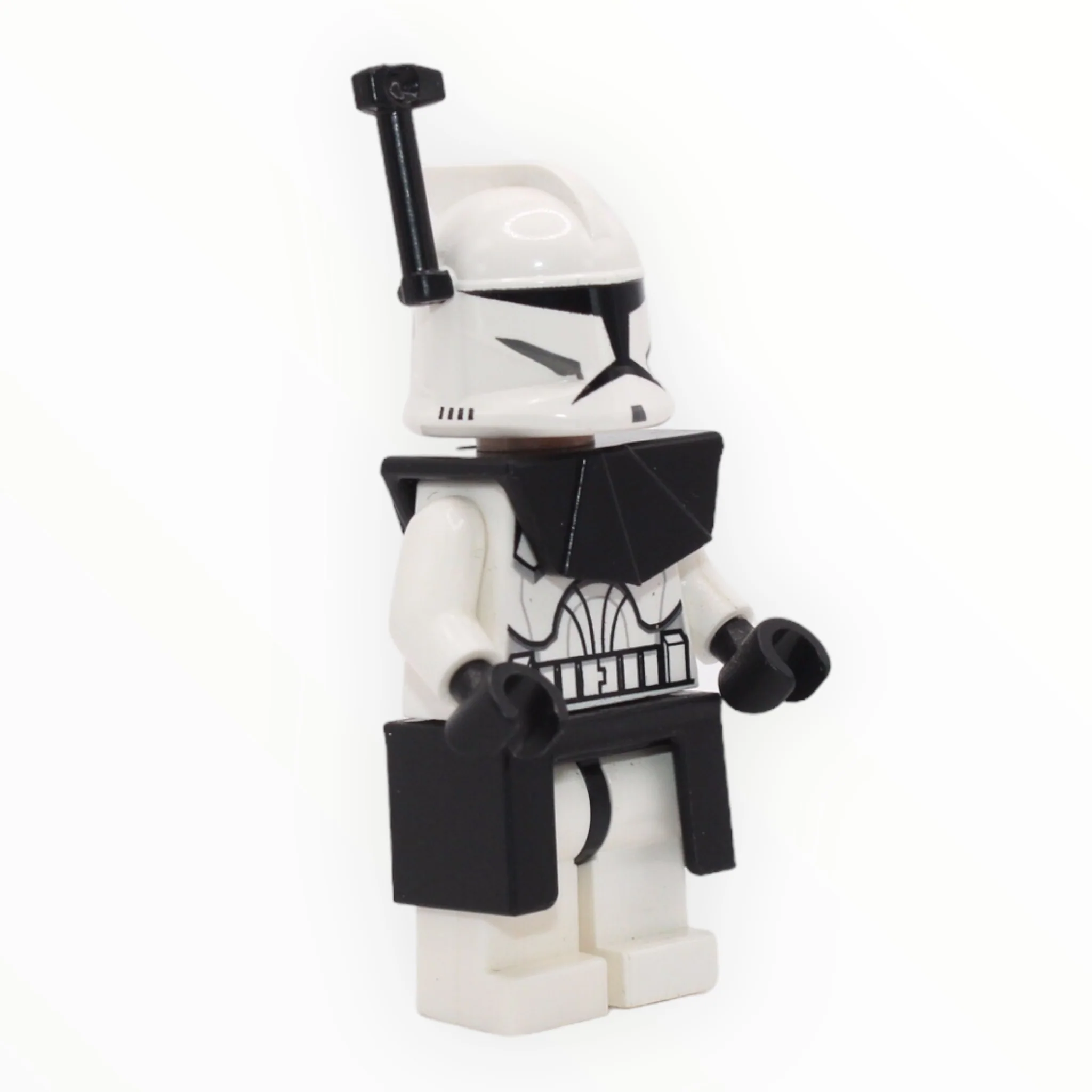 Clone Trooper (Phase I, black kama, pauldron, rangefinder)