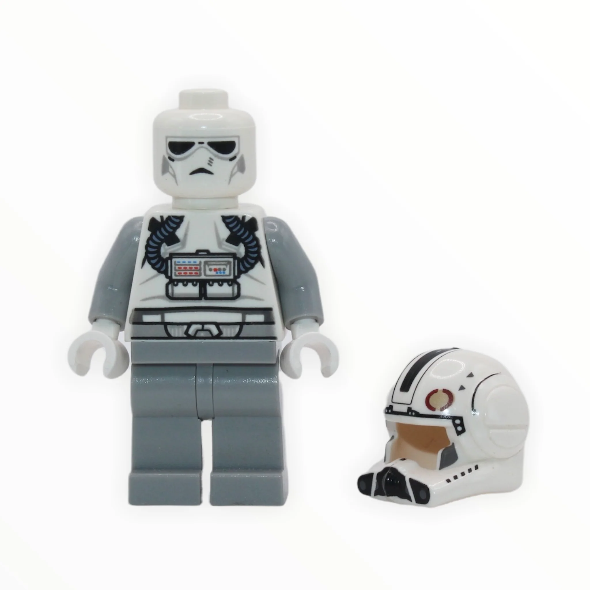 Clone V-Wing Pilot (Phase II, light bluish gray arms and legs, 2014) - Image 2
