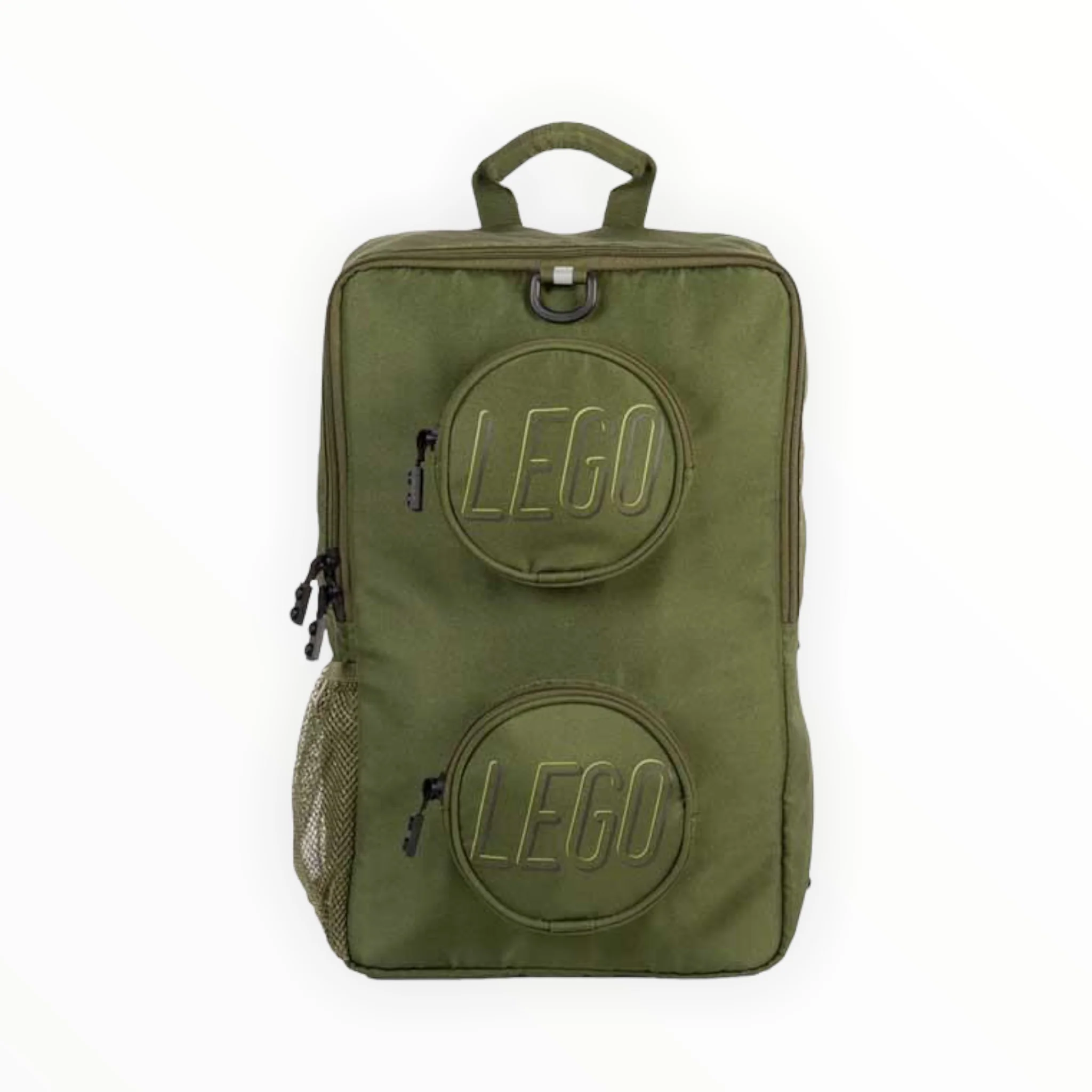 Olive Green LEGO Brick Backpack