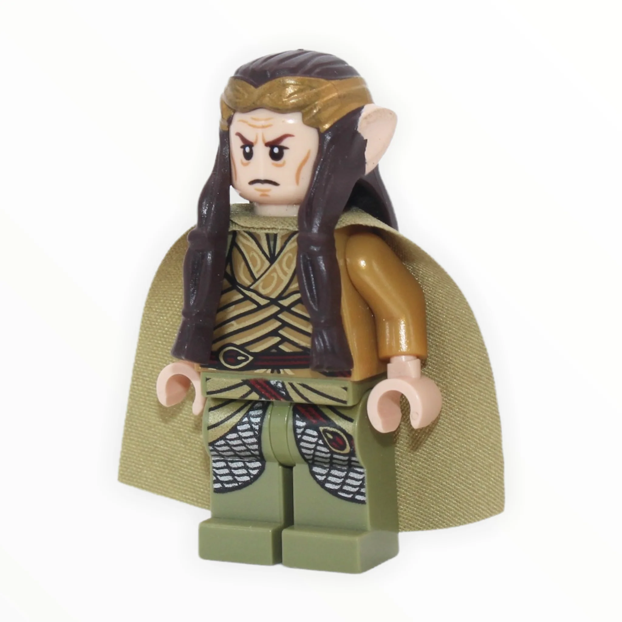 Elrond (gold crown, gold and olive green clothing, olive green cape, 2014) - Image 2