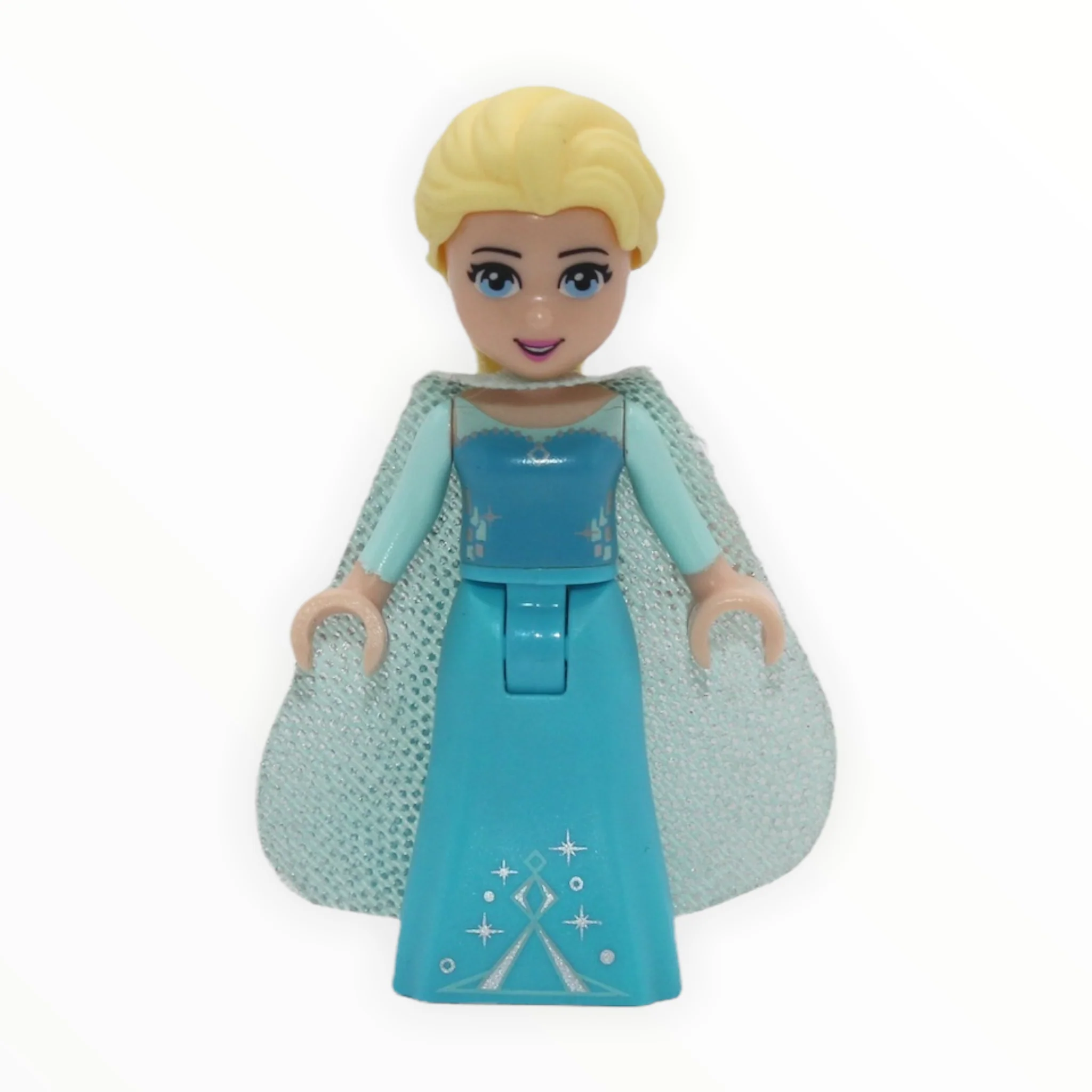 Elsa (light aqua arms, sparkly light aqua cape, 2017)