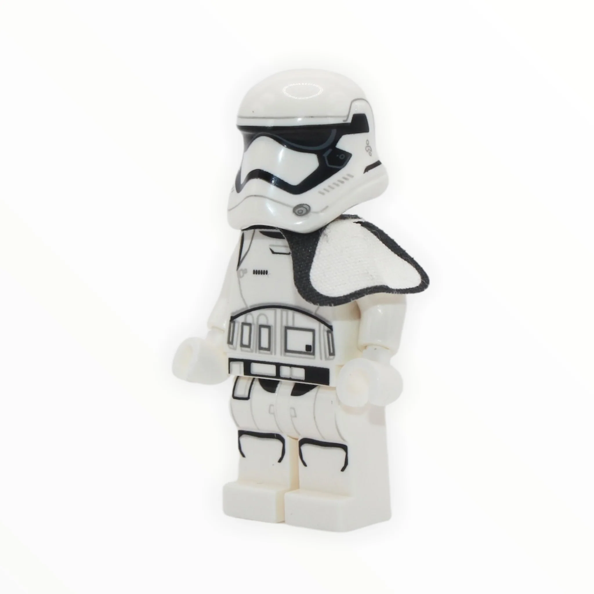 First Order Stormtrooper Squad Leader (rounded mouth pattern, white pauldron)