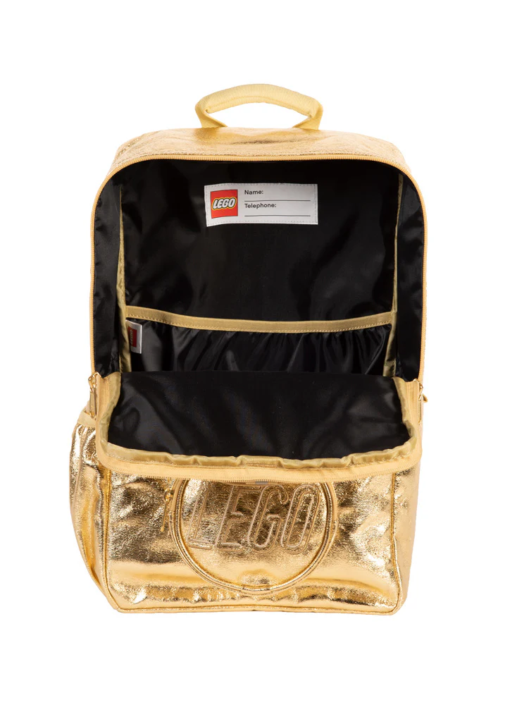 Gold LEGO Brick Backpack - Image 4