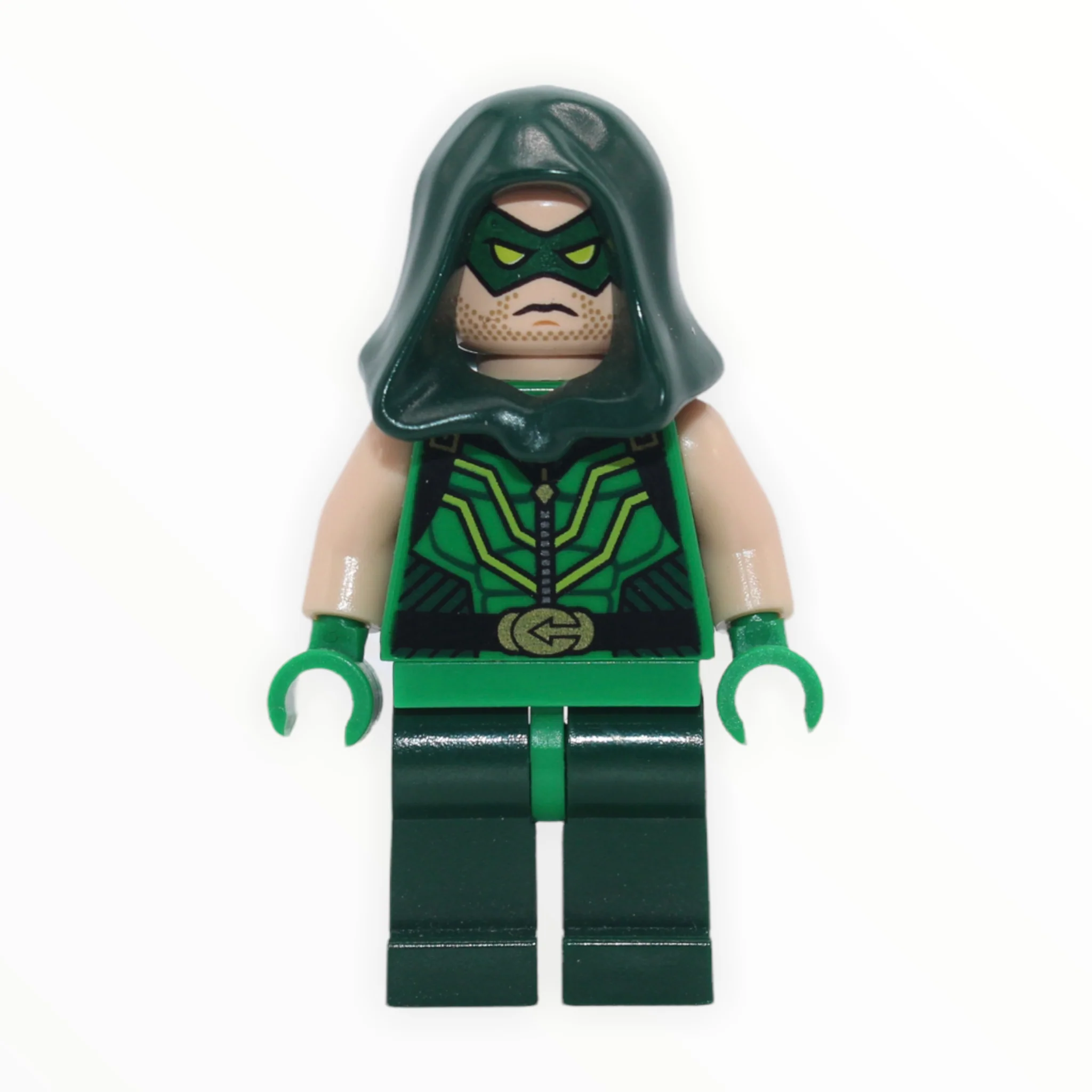 Green Arrow (New 52, dark green hood)