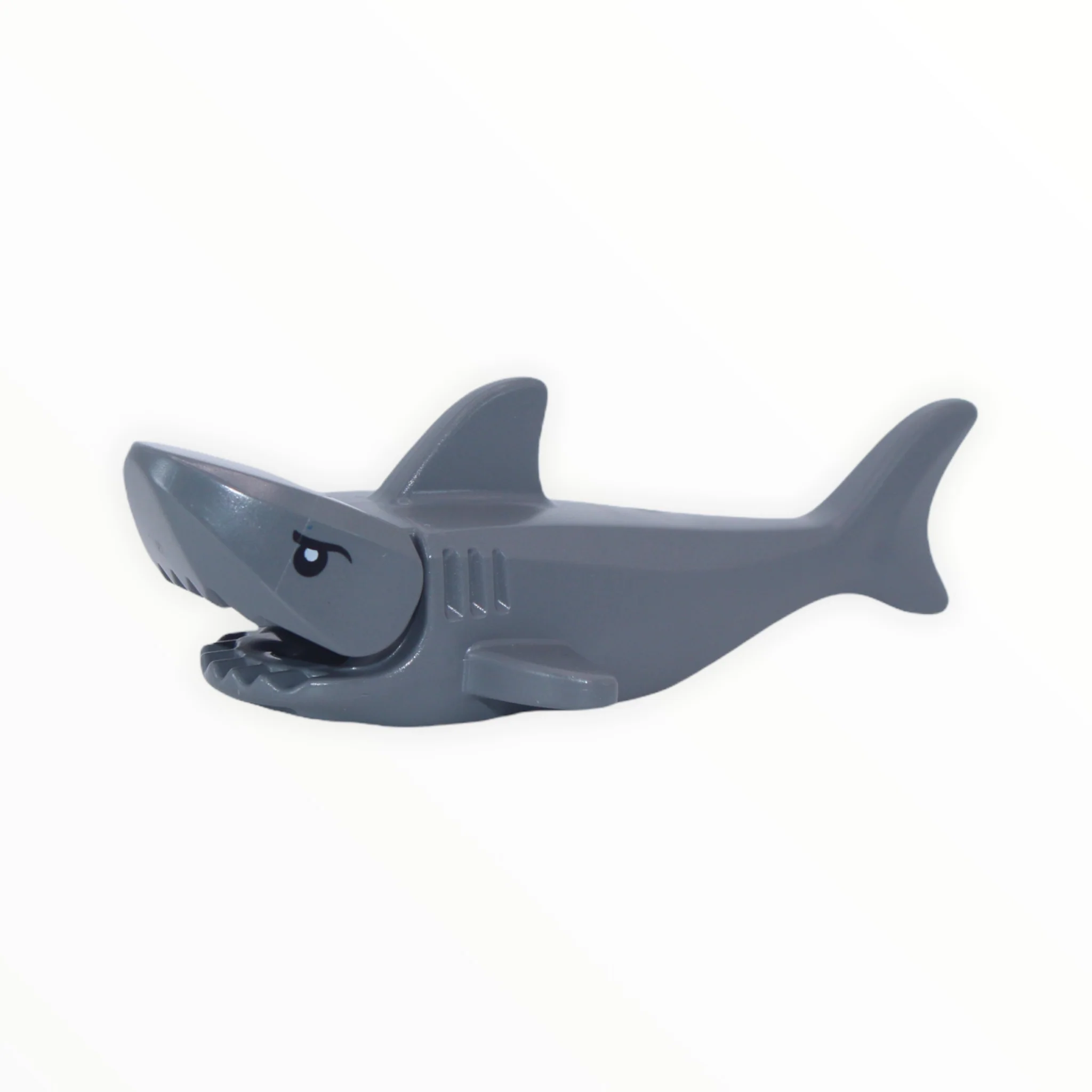Dark Bluish Gray Shark (printed eyes, gills)