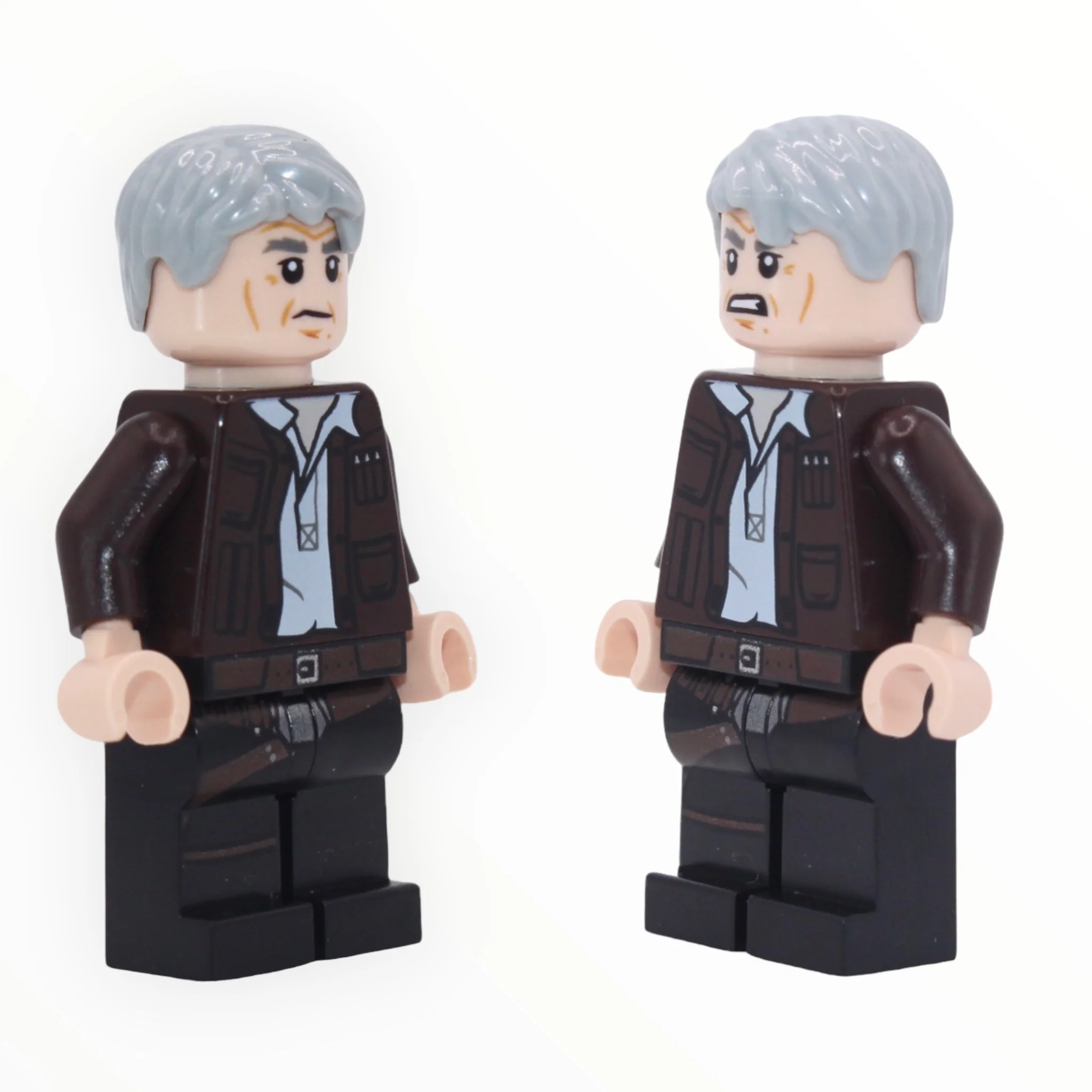 Han Solo (The Force Awakens, neutral / angry, old, 2017)