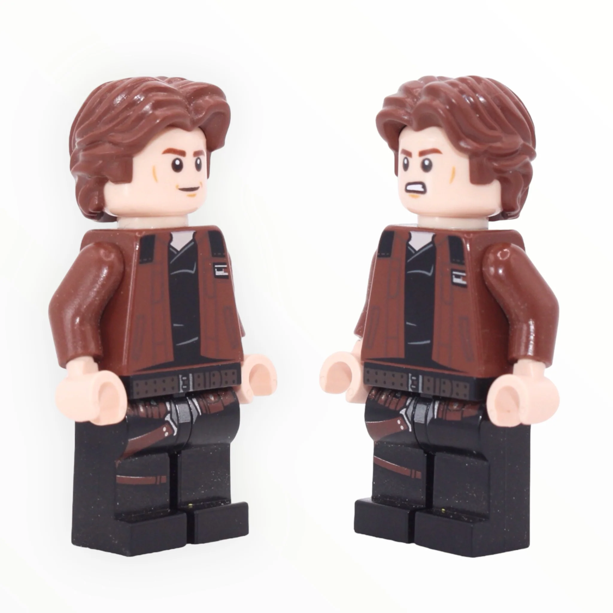 Han Solo (young, brown jacket, black legs with holster, 2018)