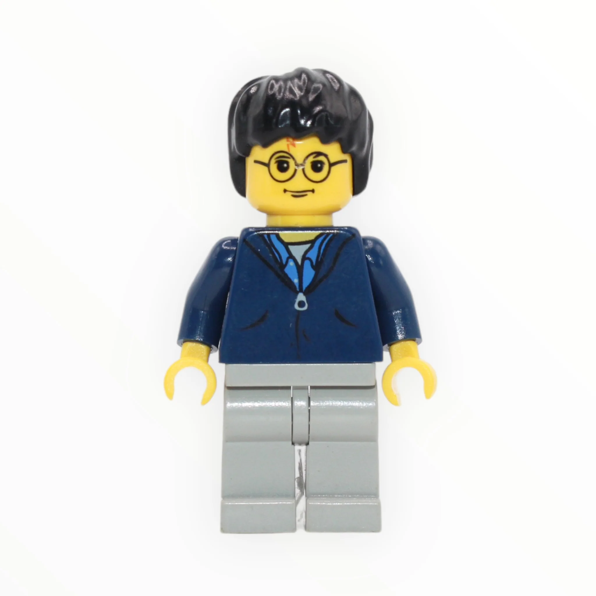 Harry Potter (dark blue jacket, light gray legs, yellow skin, 2002)