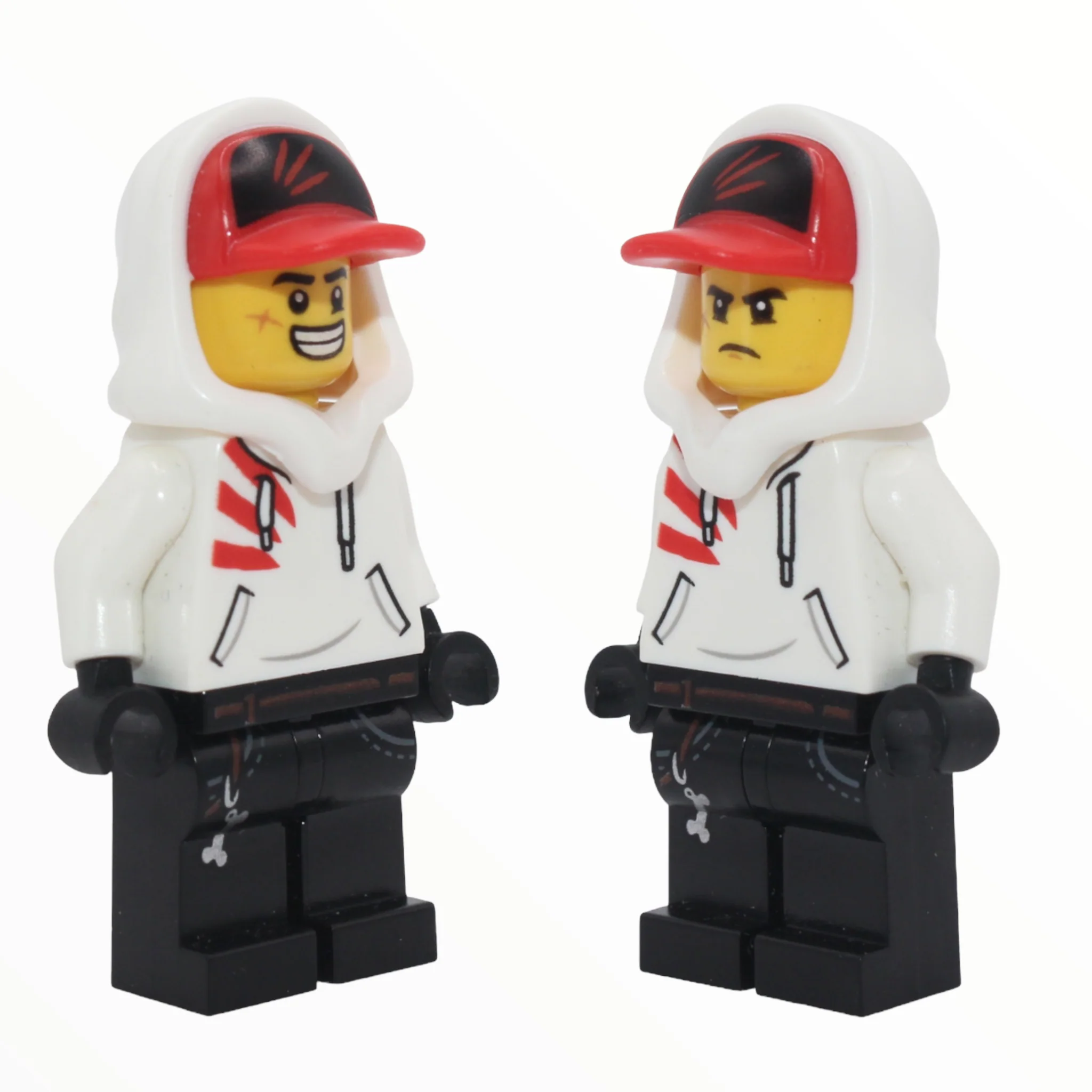Jack Davids (white hoodie, cap, large smile / angry) - Image 2