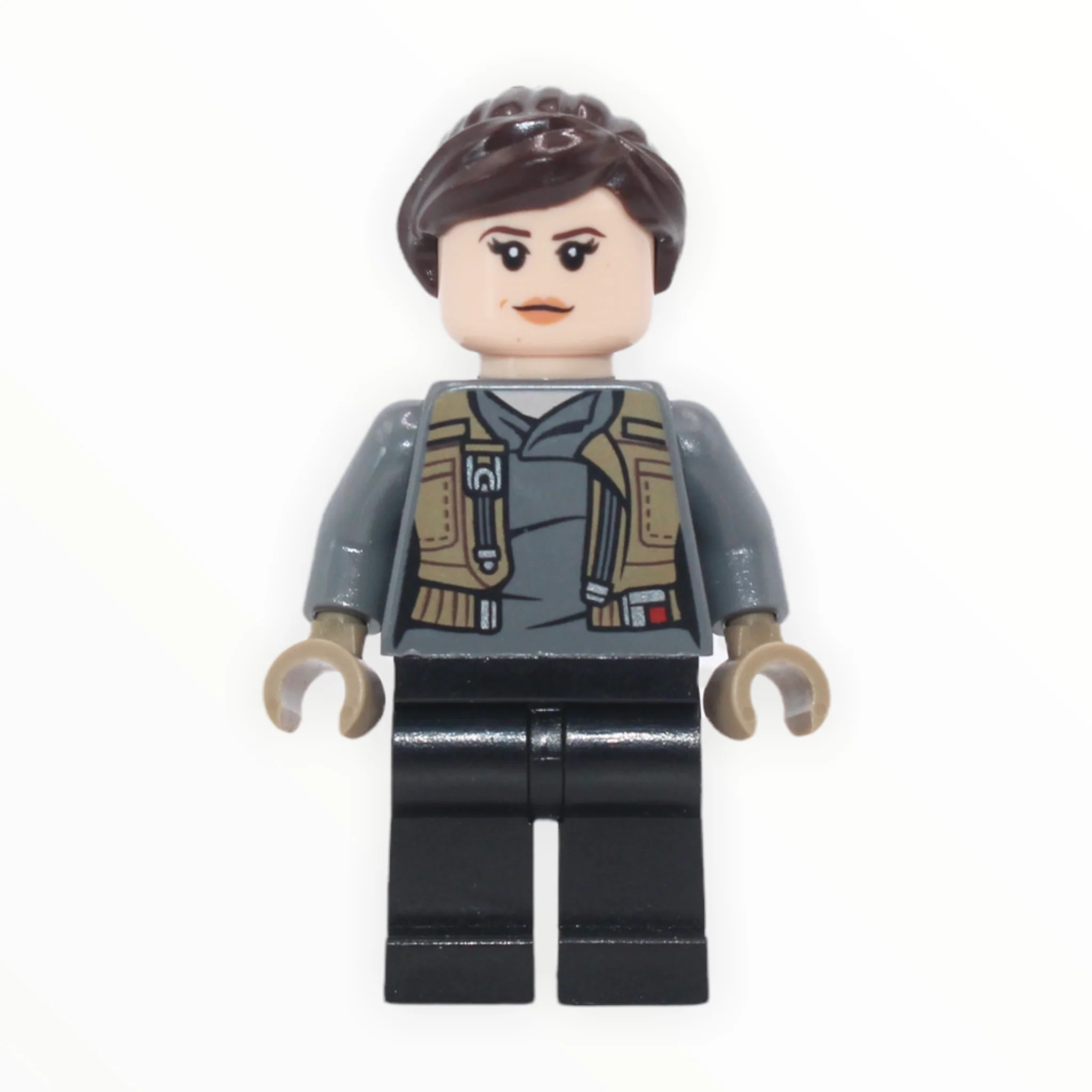 Jyn Erso (dark brown hair, no poncho)