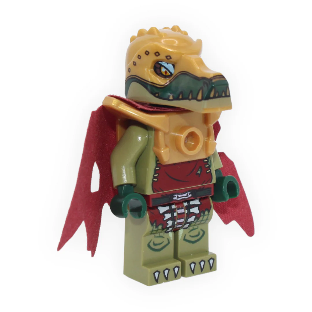 King Crominus (gold light armor, tattered cape)