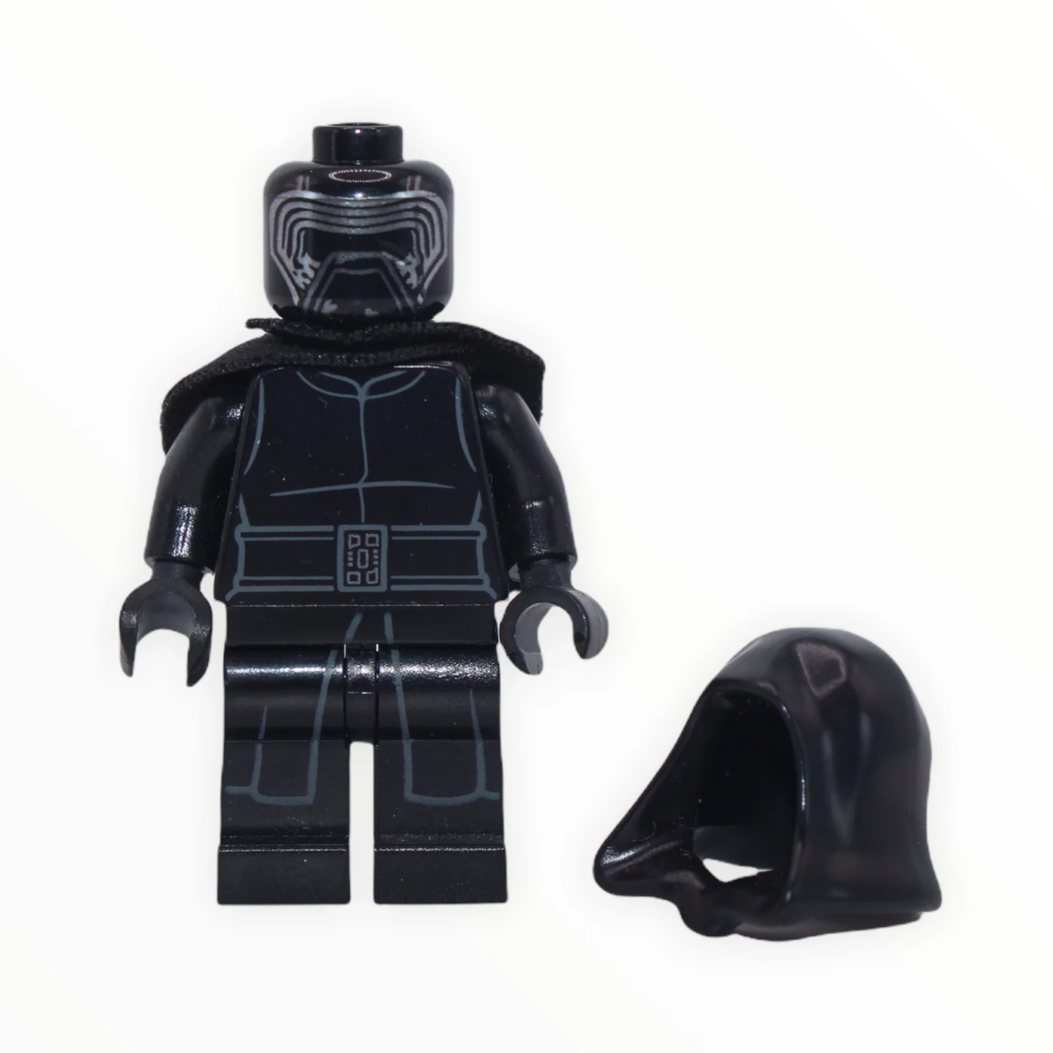 Kylo Ren (The Force Awakens, hood, head with mask print, tattered cape) - Image 2