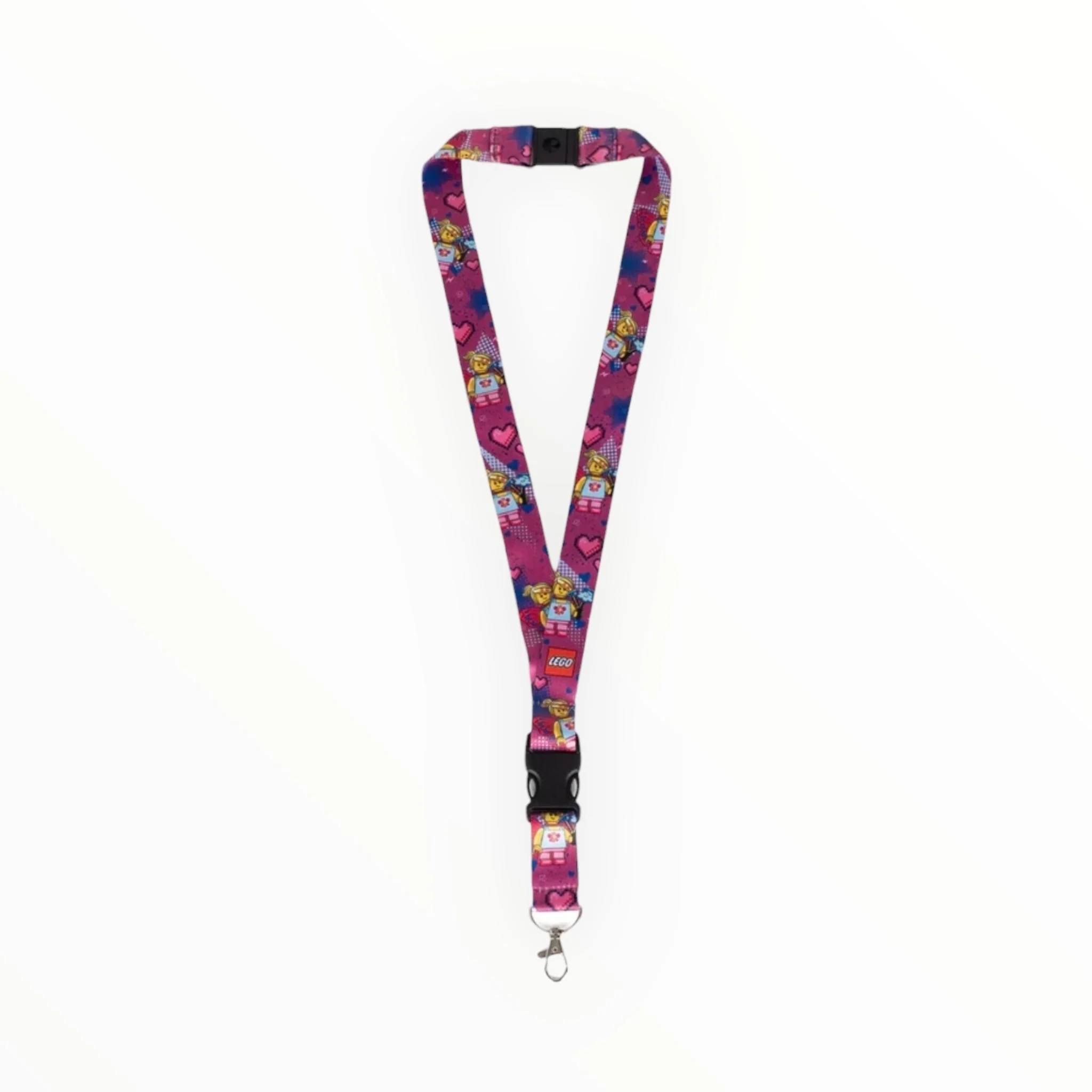 Butterfly Girl LEGO Lanyard