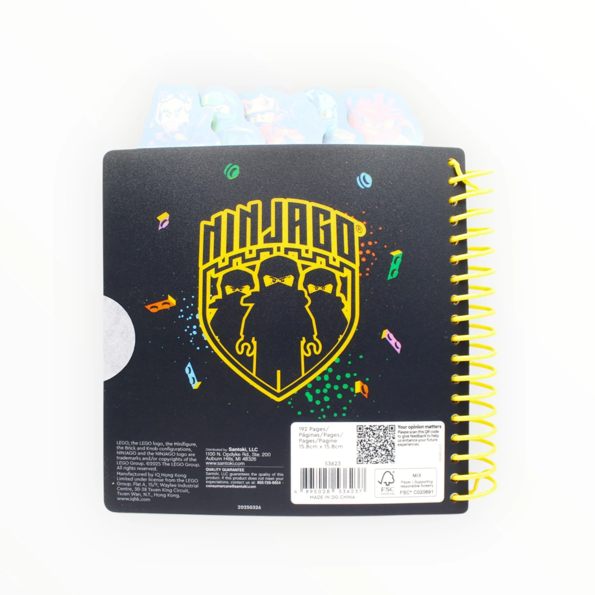 LEGO Ninjago Tab Dotted Notebook - Image 2