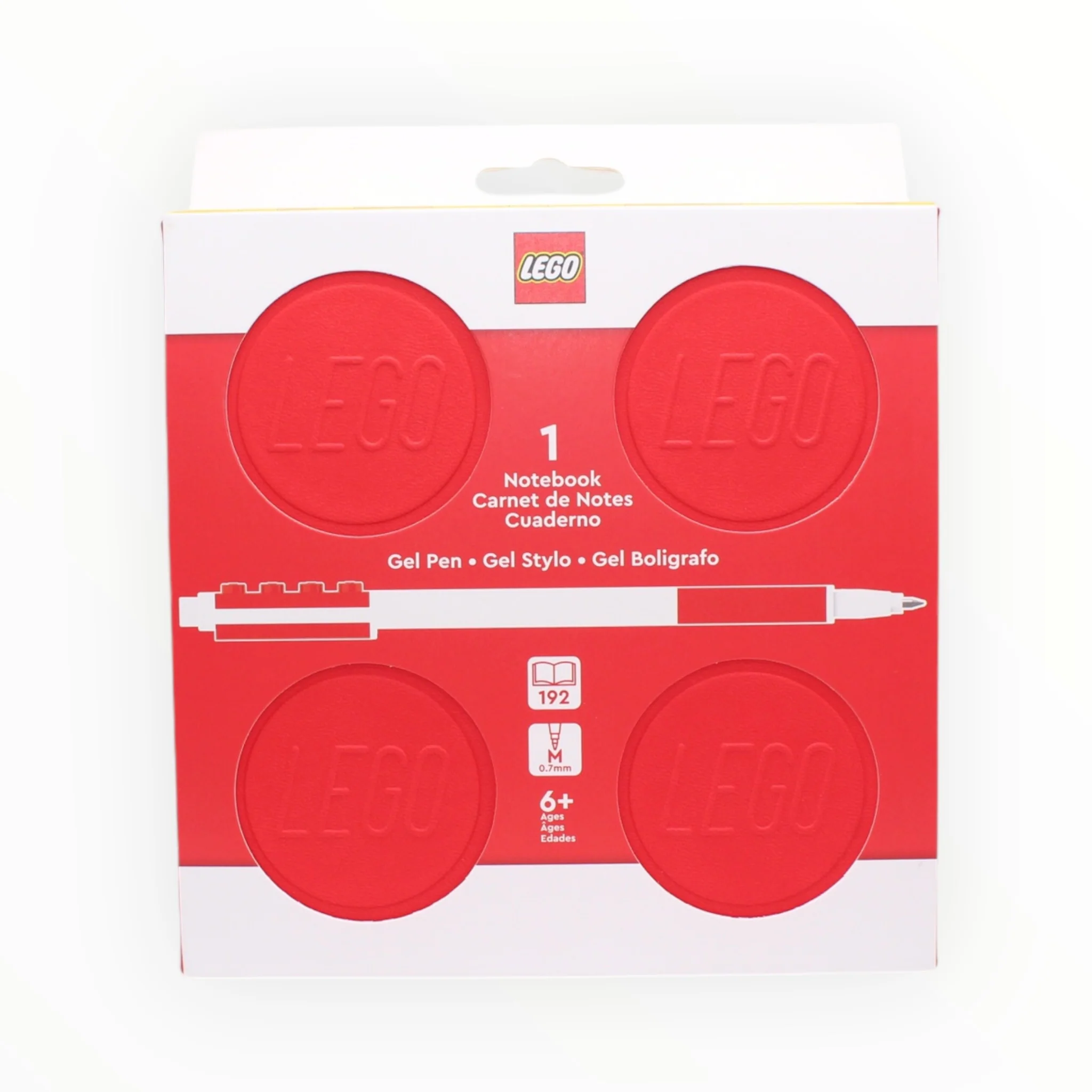 LEGO Red Locking Notebook with Pen
