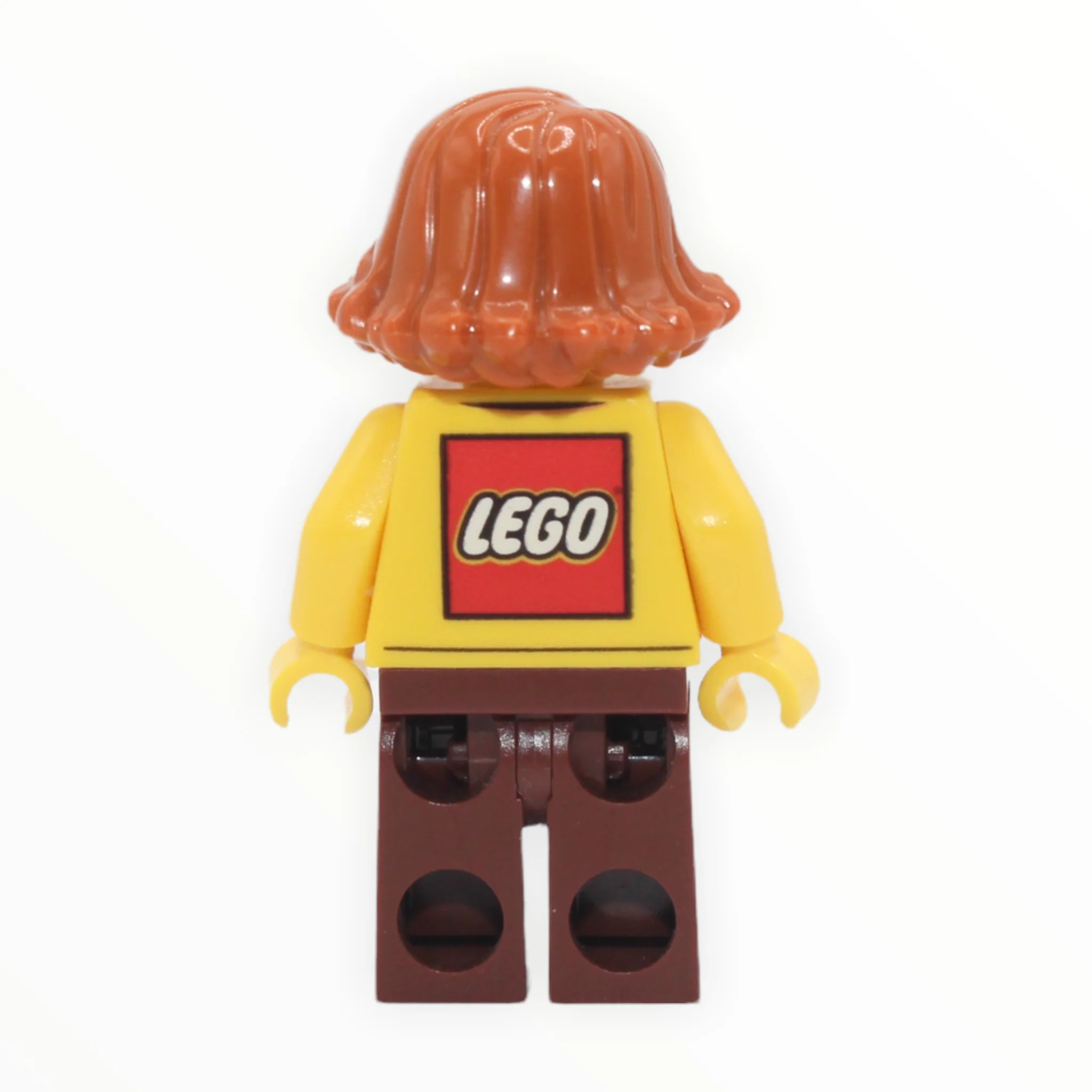 LEGO Store Employee (female, glasses, dark orange hair) - Image 2