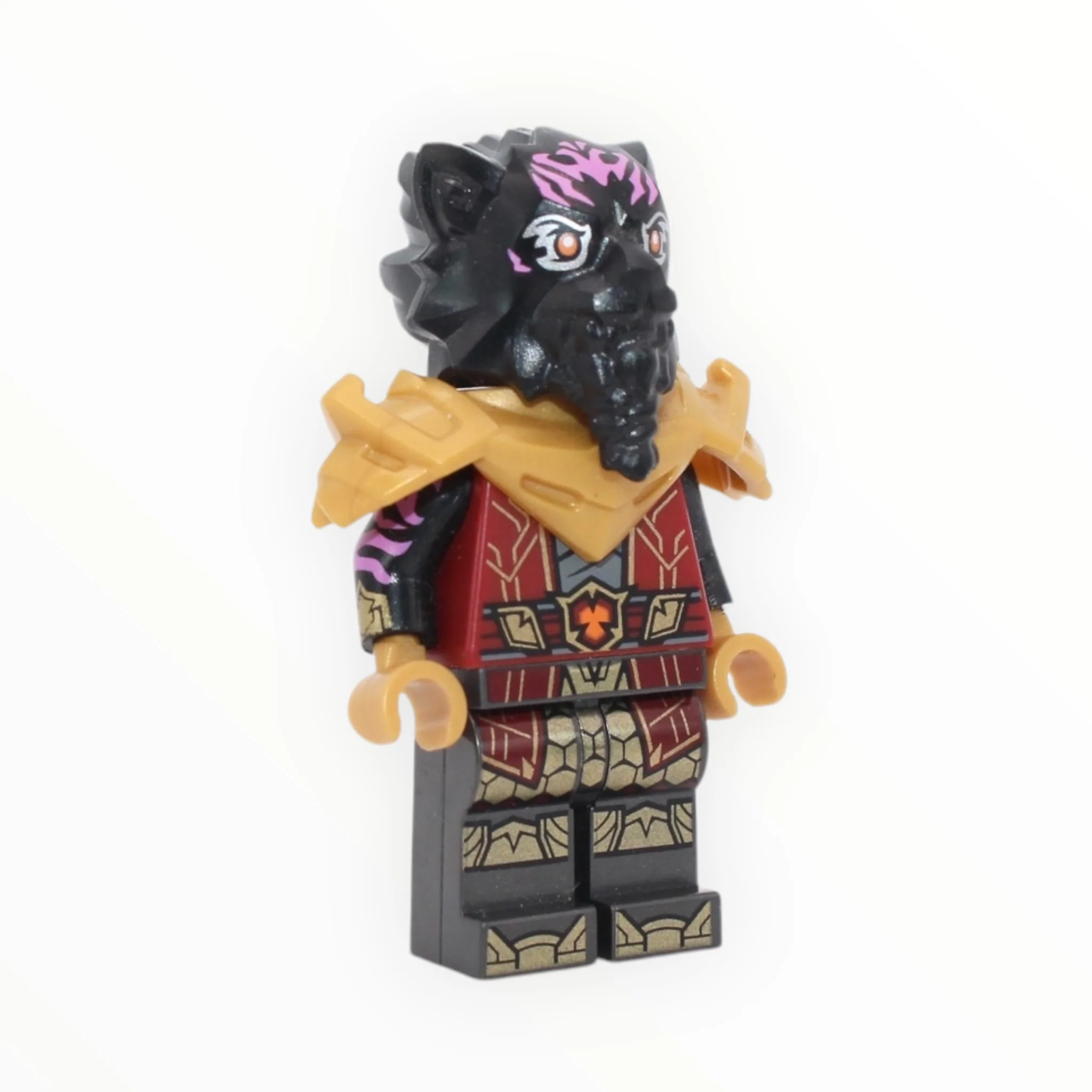 Lord Ras (dark red robe, gold armor)