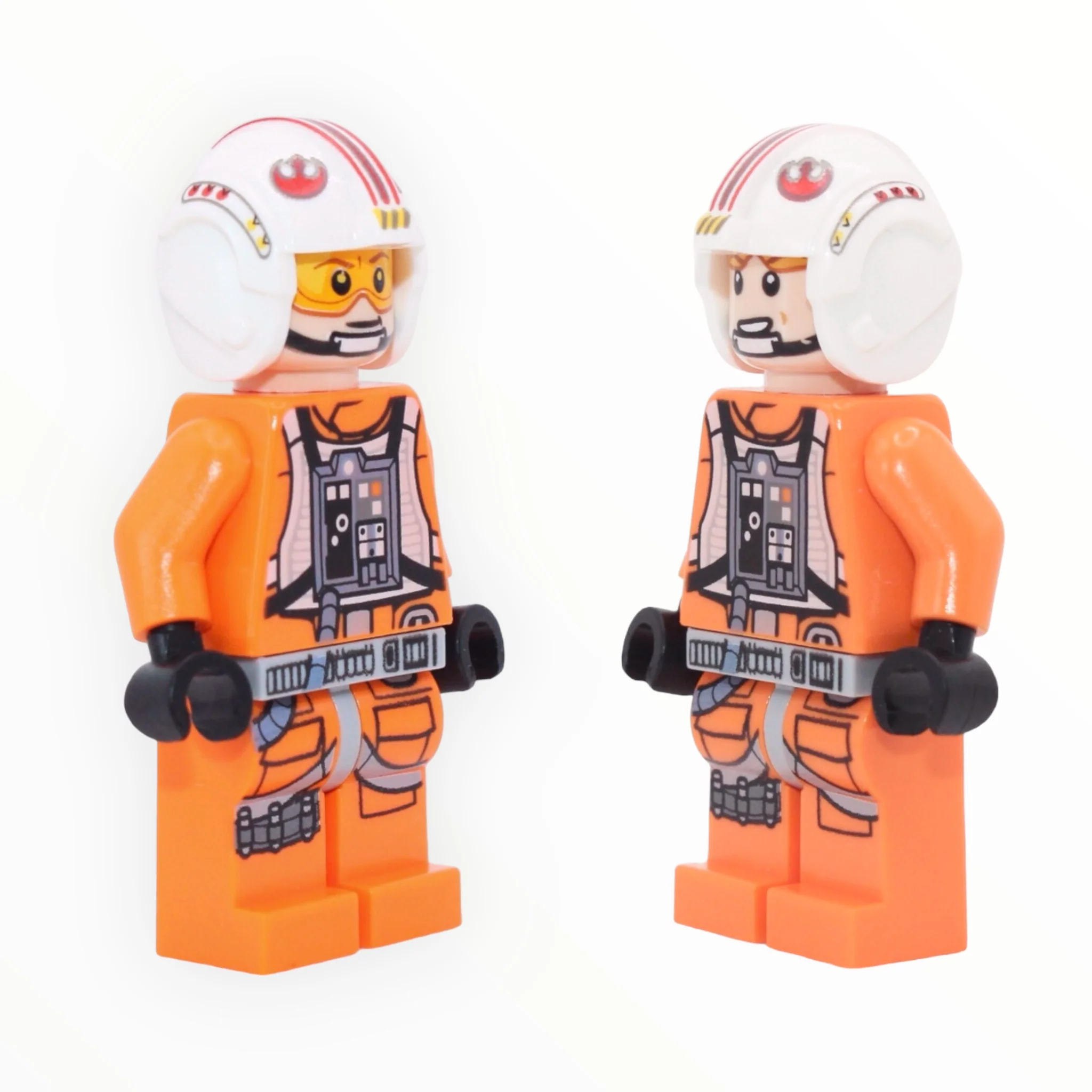 Luke Skywalker (Pilot, three bullets on leg, visor up and down, 2019)