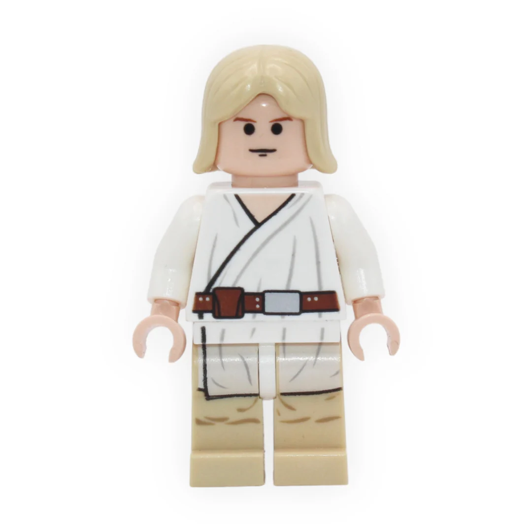 Luke Skywalker (Tatooine, solid black eyes, tan legs, 2007)