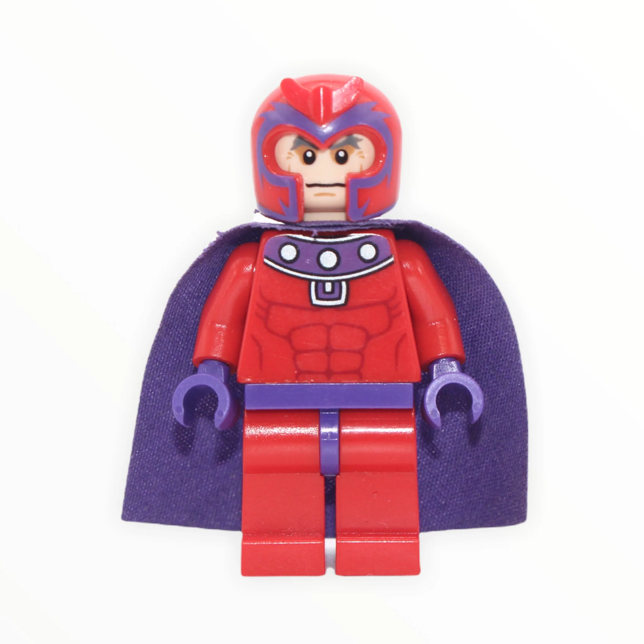 Magneto (red outfit, cloth cape, helmet, 2012)