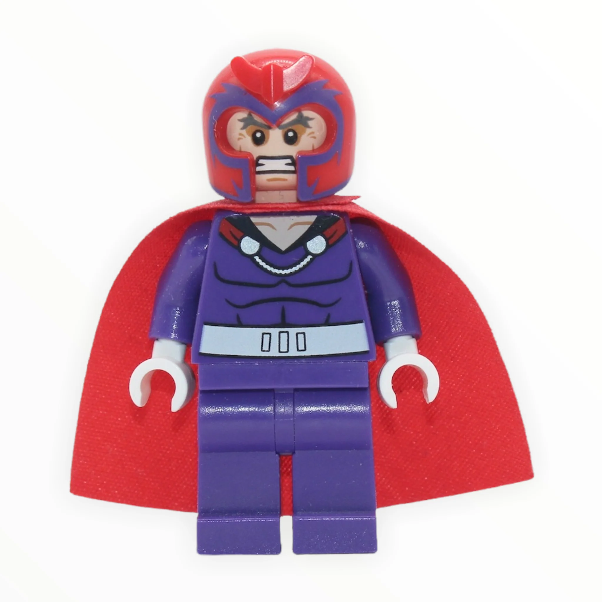 Magneto (dark purple outfit, red cape, helmet, 2014)
