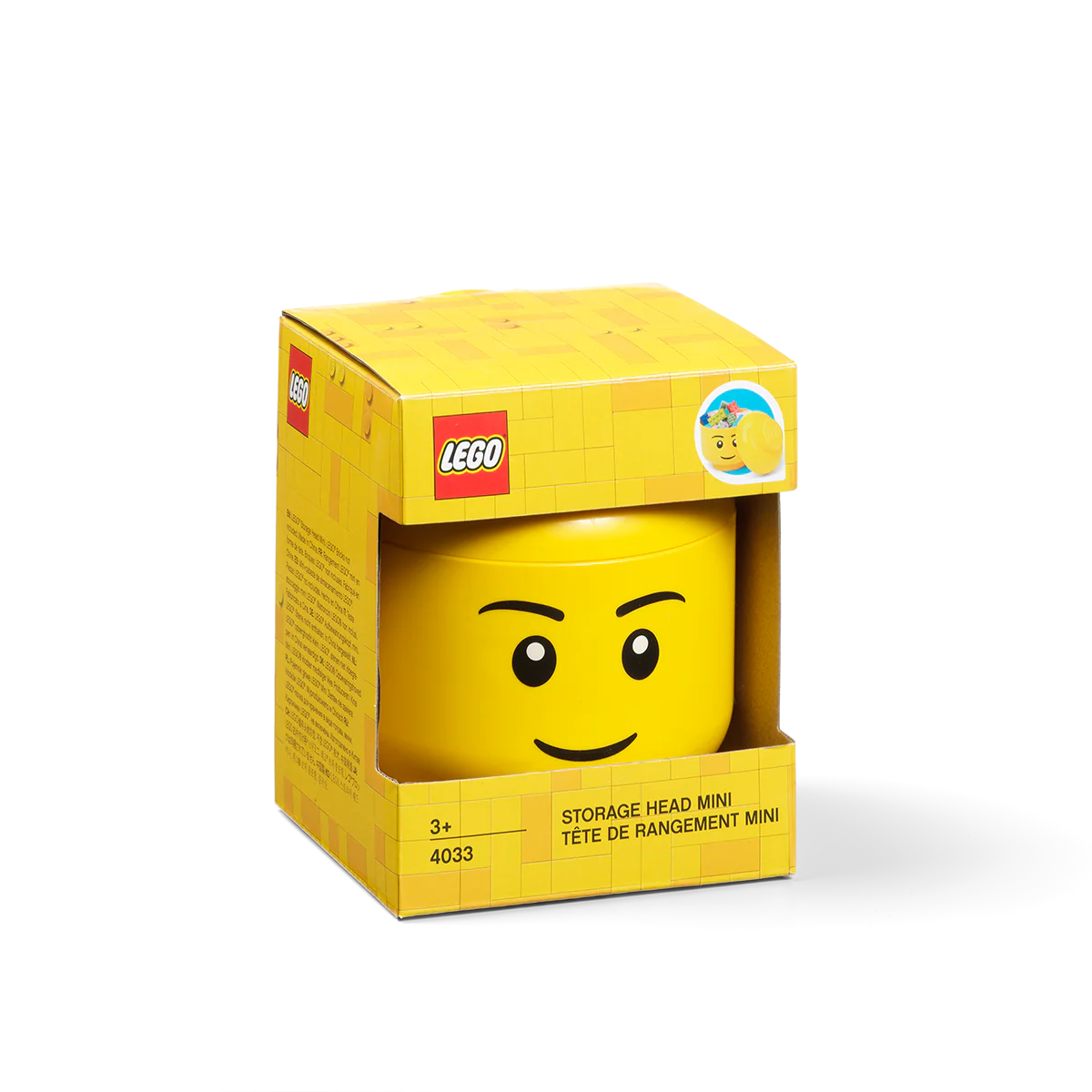 Mini LEGO Boy Storage Head - Image 2