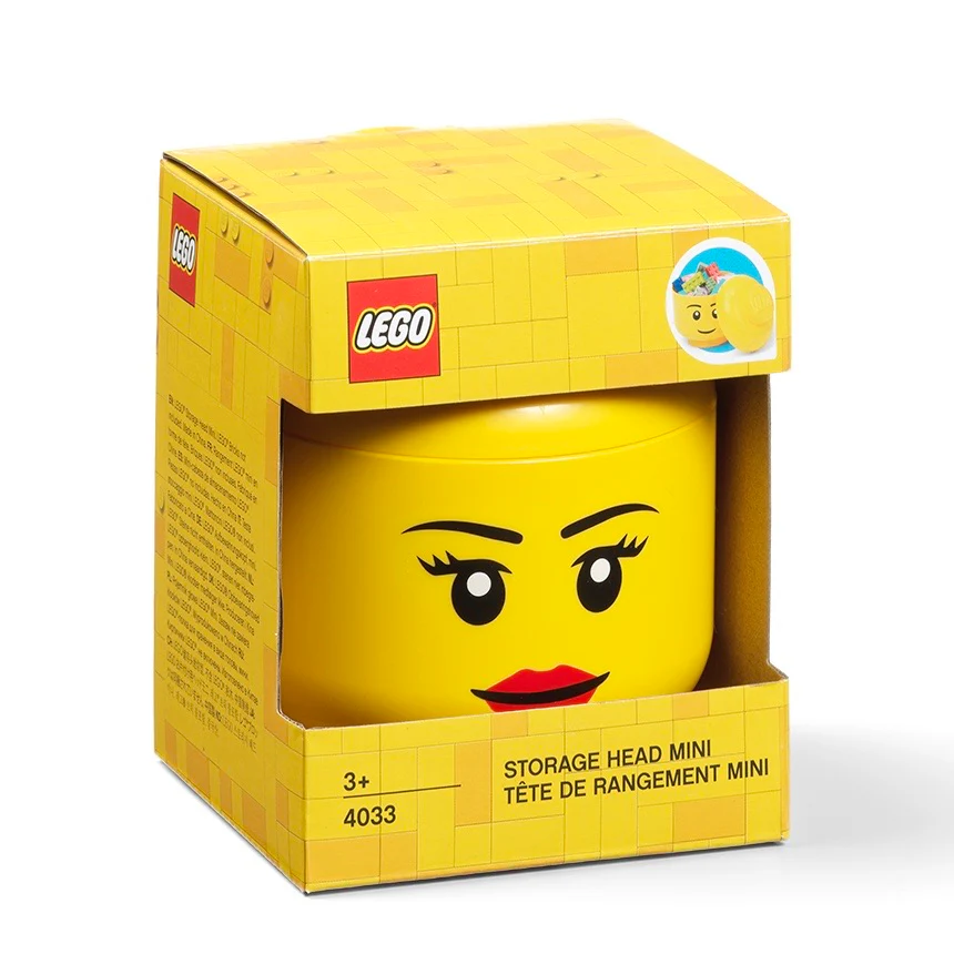 Mini LEGO Girl Storage Head - Image 2