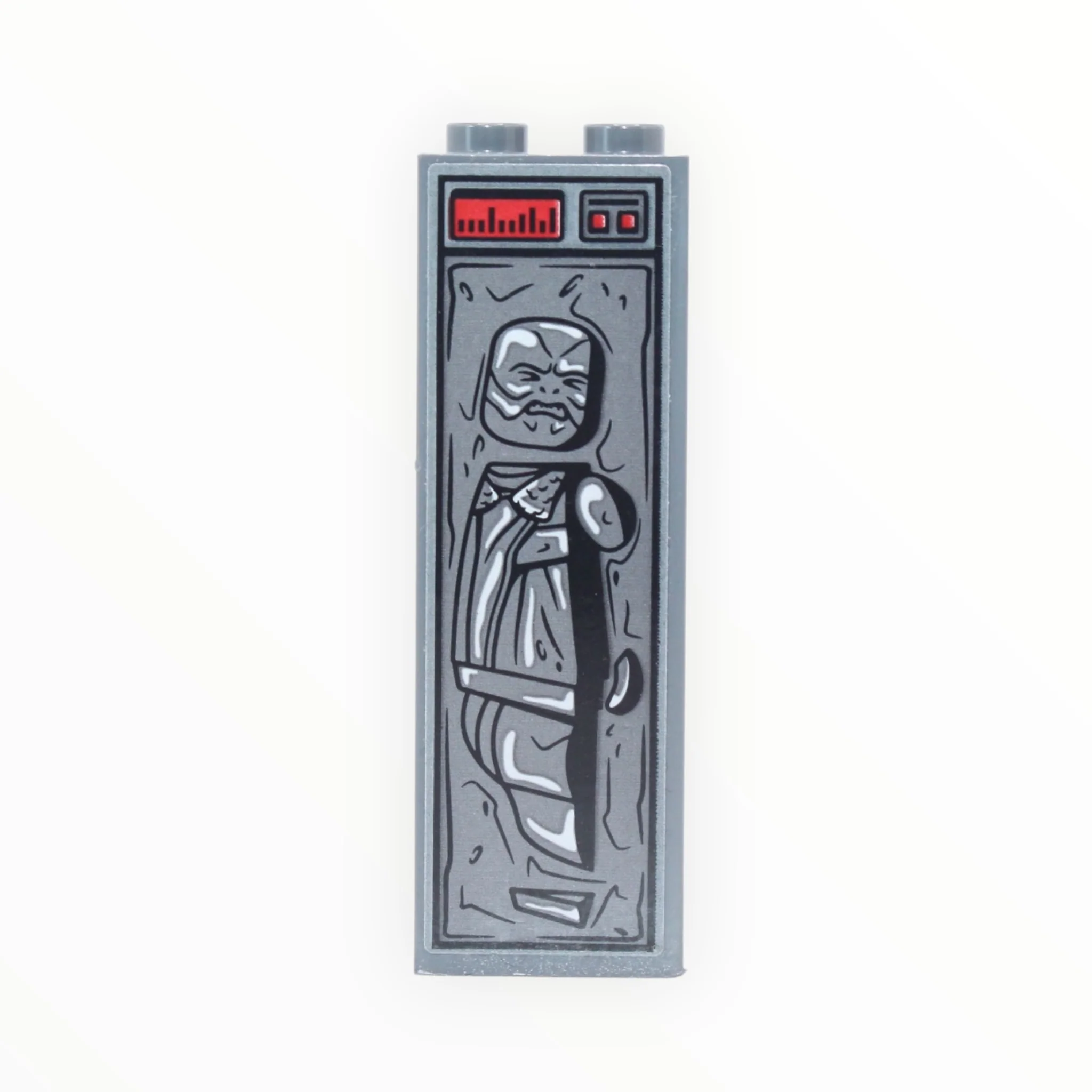 Mythrol in Carbonite (1x2x5 brick with sticker, 2020)