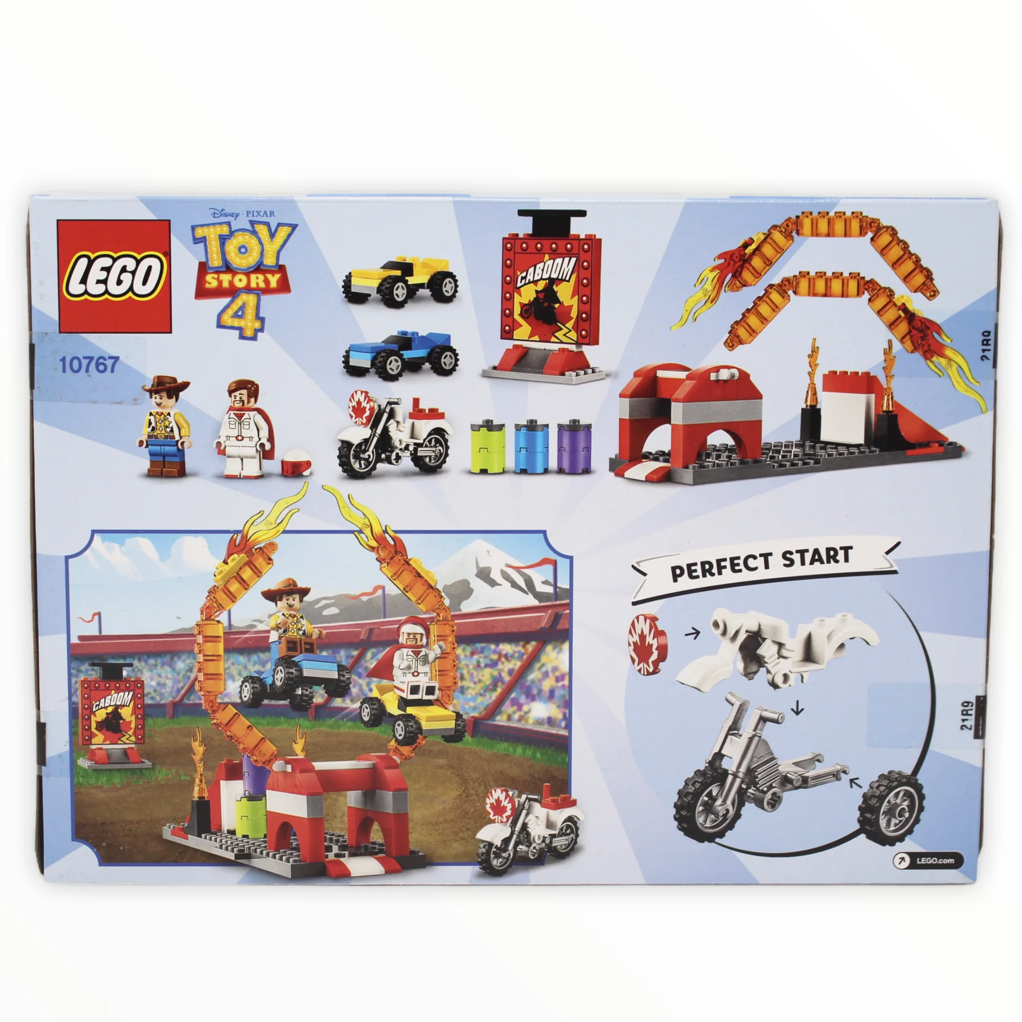 Retired Set 10767 Toy Story 4 Duke Cabooms Stunt Show - Image 2