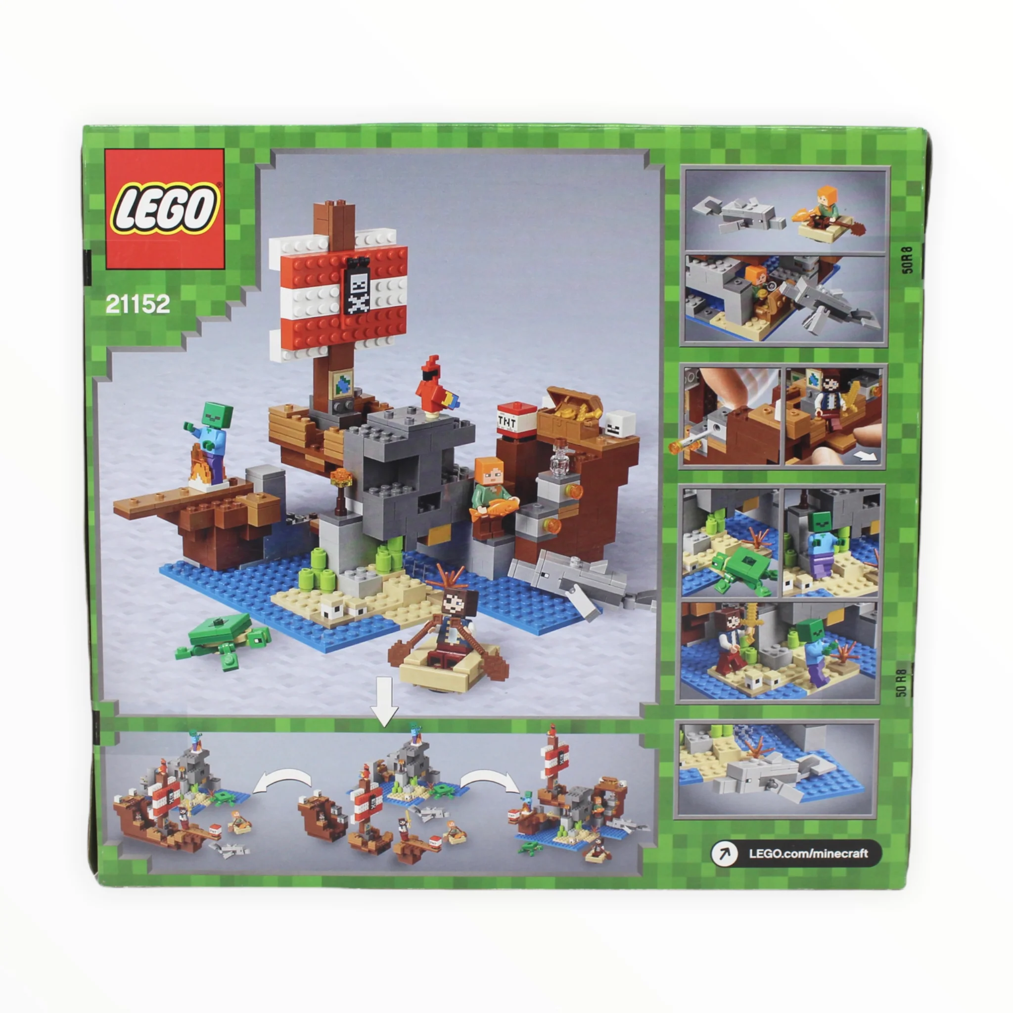 Retired Set 21152 Minecraft The Pirate Ship Adventure - Image 2