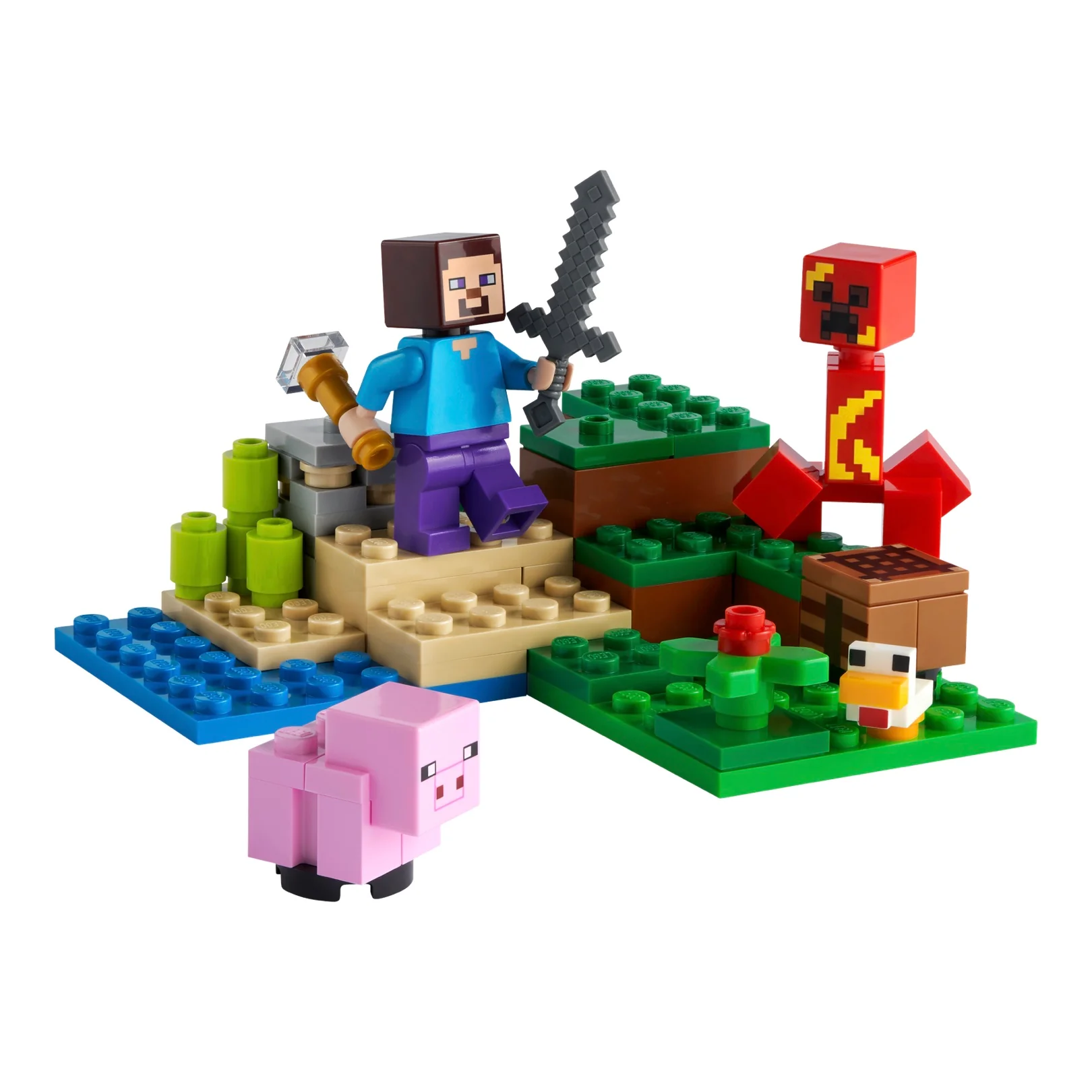 Retired Set 21177 Minecraft The Creeper Ambush - Image 3