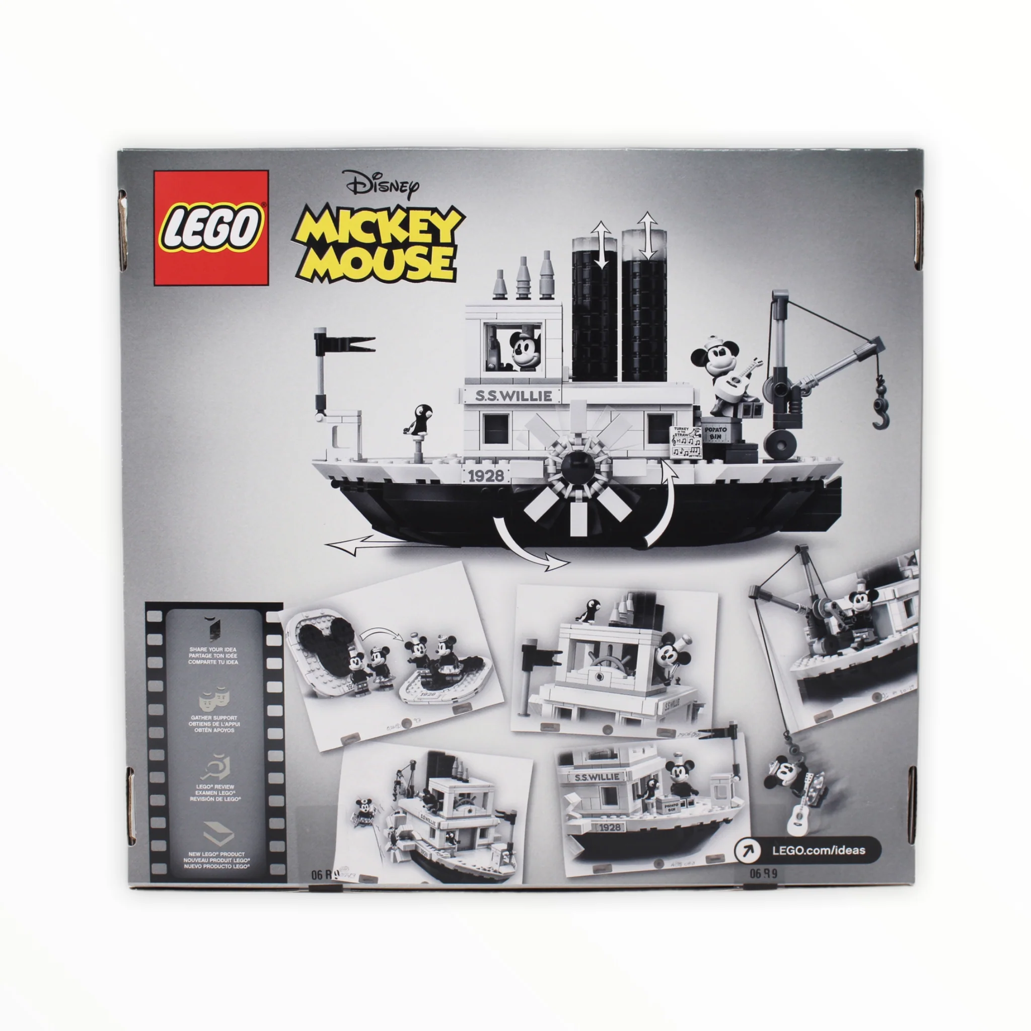 Retired Set 21317 LEGO Ideas Steamboat Willie - Image 2