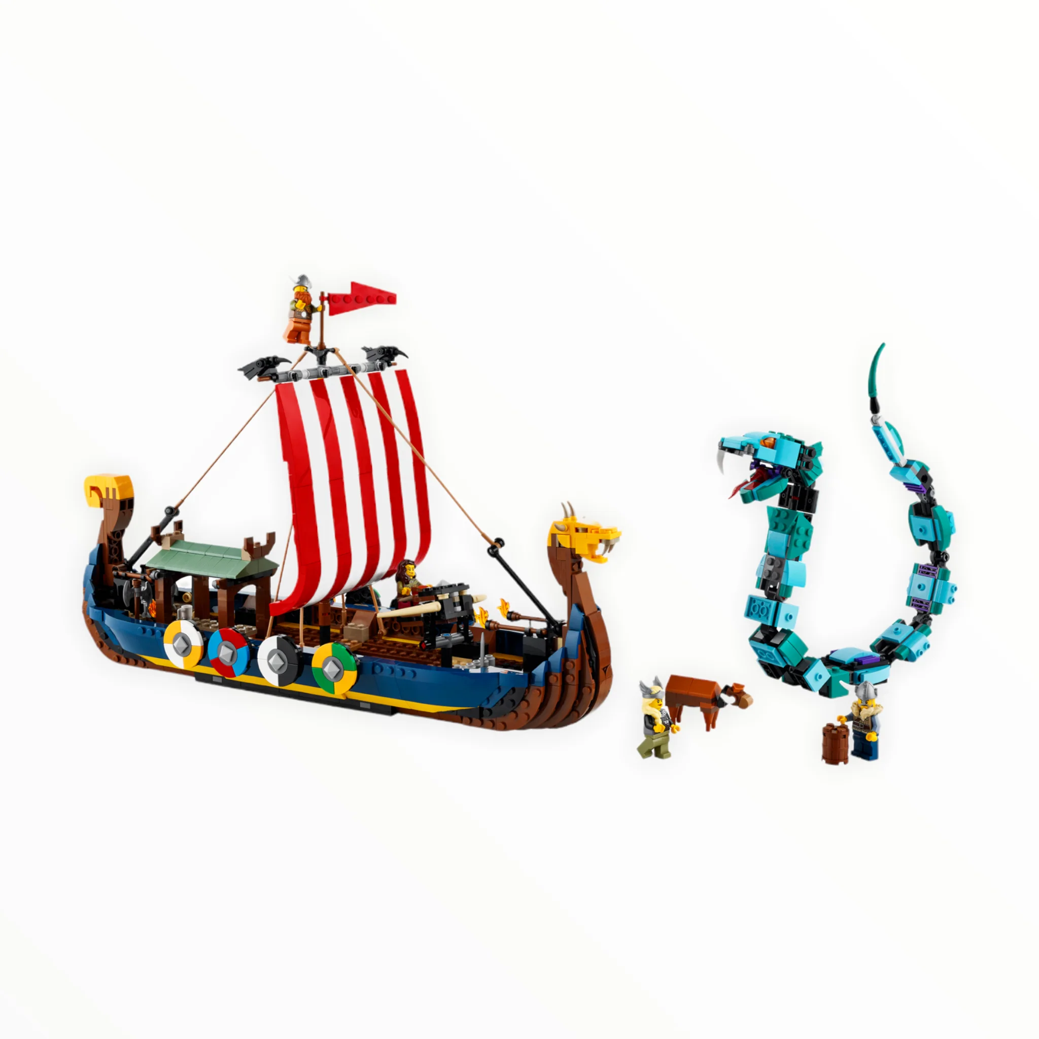 Retired Set 31132 Creator Viking Ship and the Midgard Serpent - Image 3