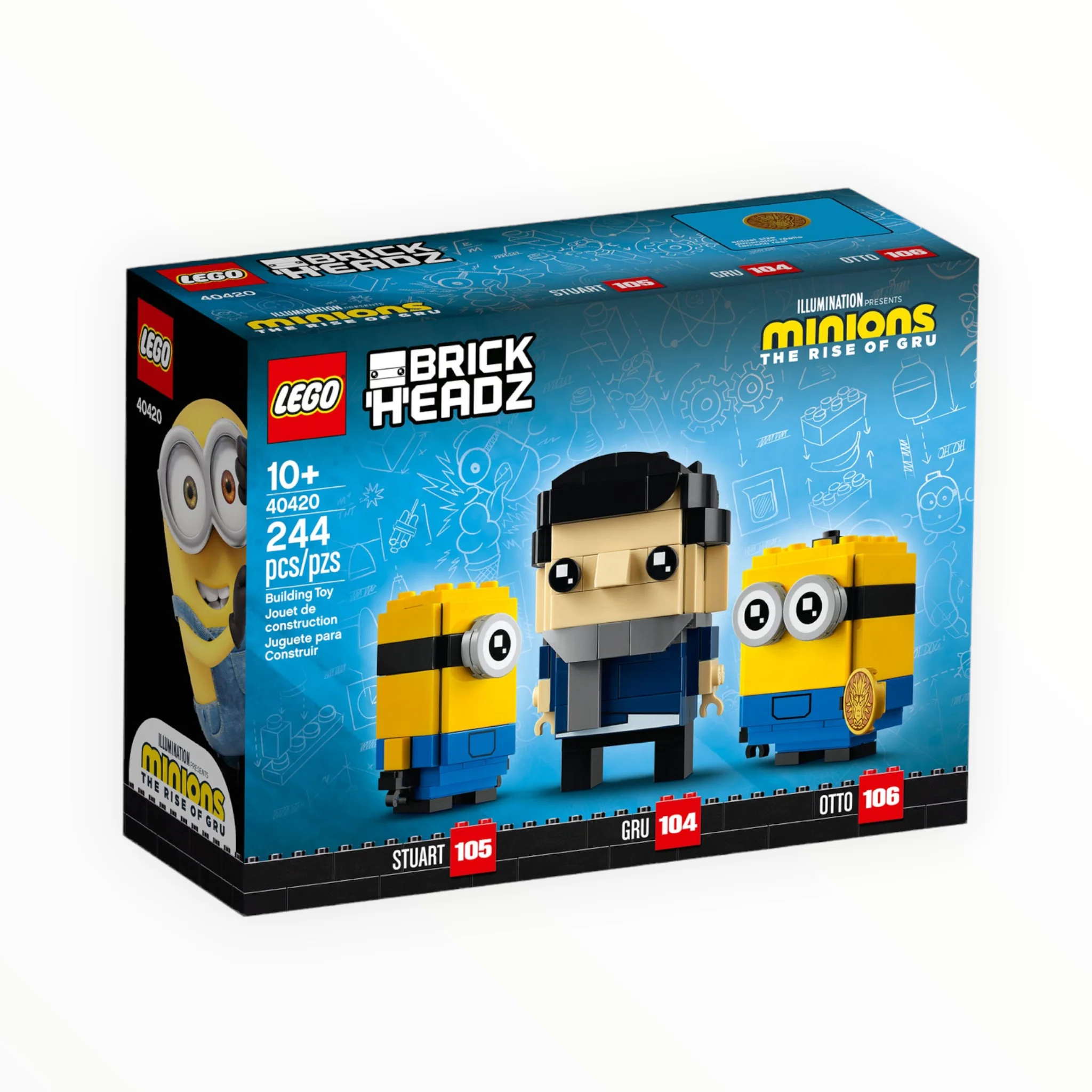 40420 Minions BrickHeadz Gru, Stuart and Otto - Image 2