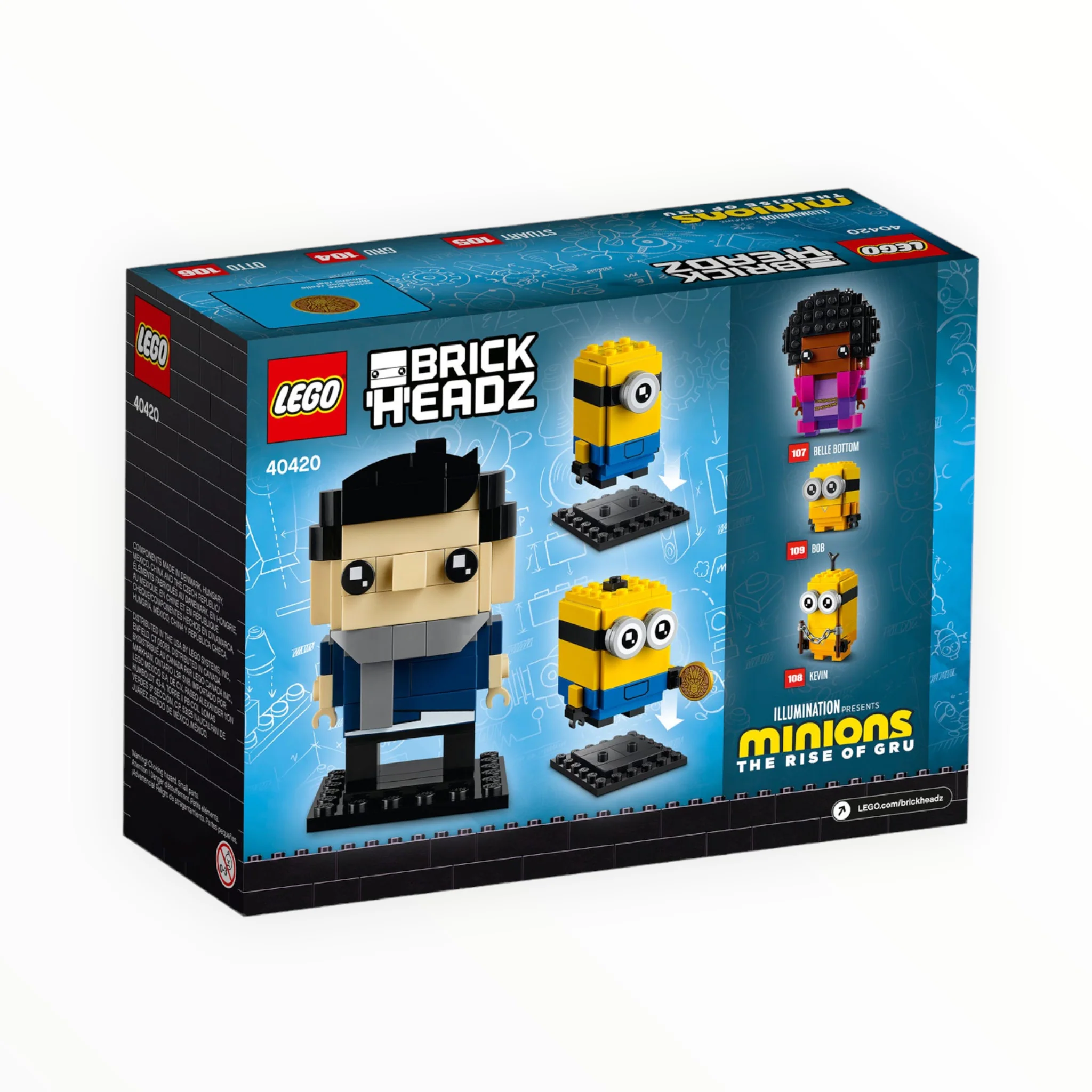 40420 Minions BrickHeadz Gru, Stuart and Otto - Image 3