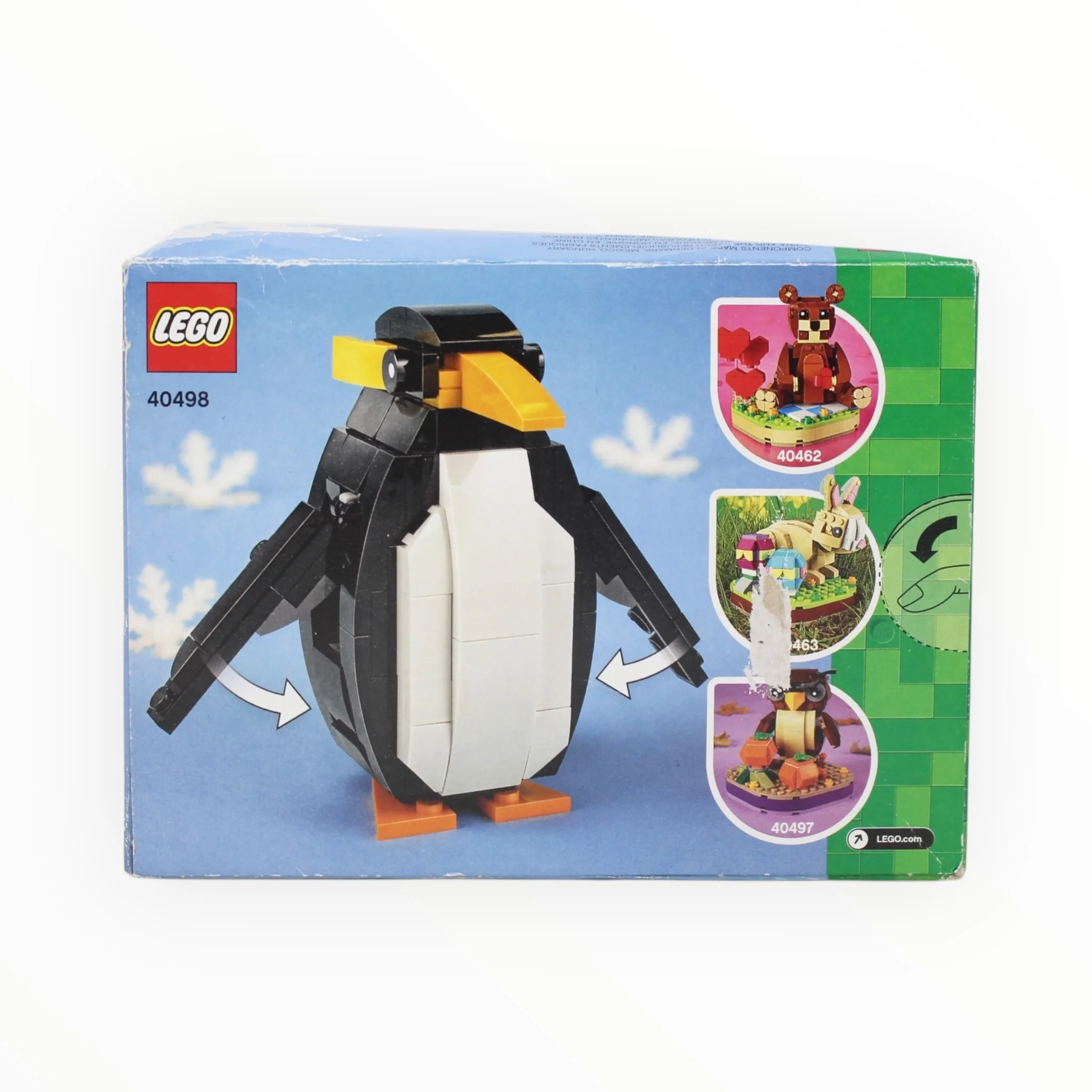 Retired Set 40498 LEGO Christmas Penguin (damaged box) - Image 2