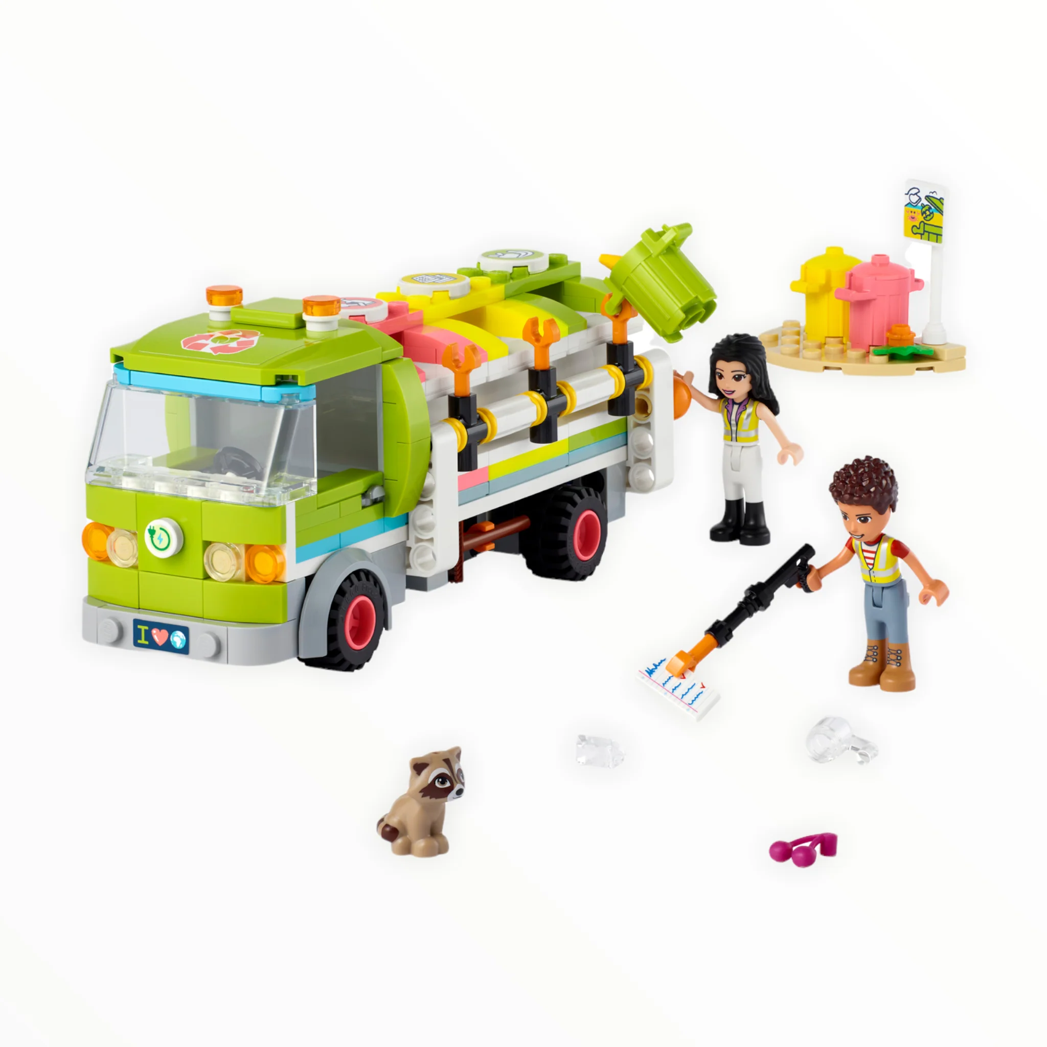 Retired Set 41712 Friends Recycling Truck - Image 3