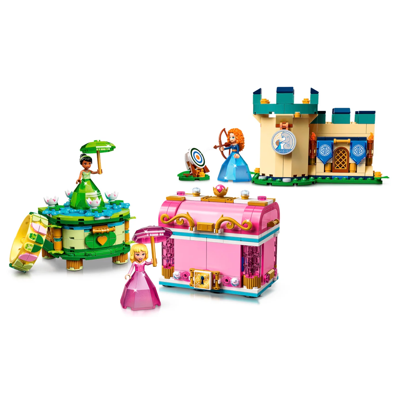 Retired Set 43203 Disney Princess Aurora, Merida, and Tiana’s Enchanted Creations - Image 3